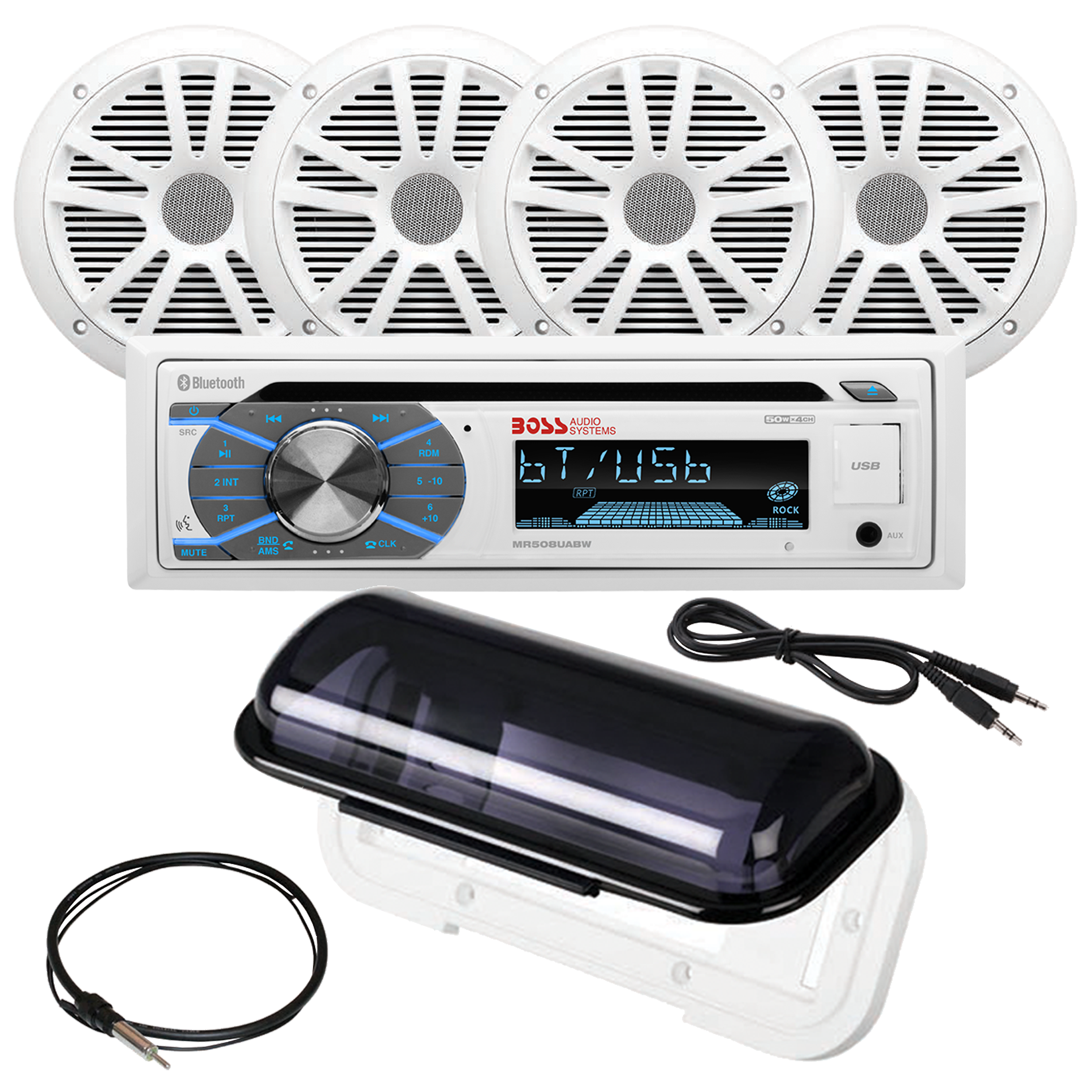 Bluetooth Motorcycle Speakers Music Player GoHawk RD8