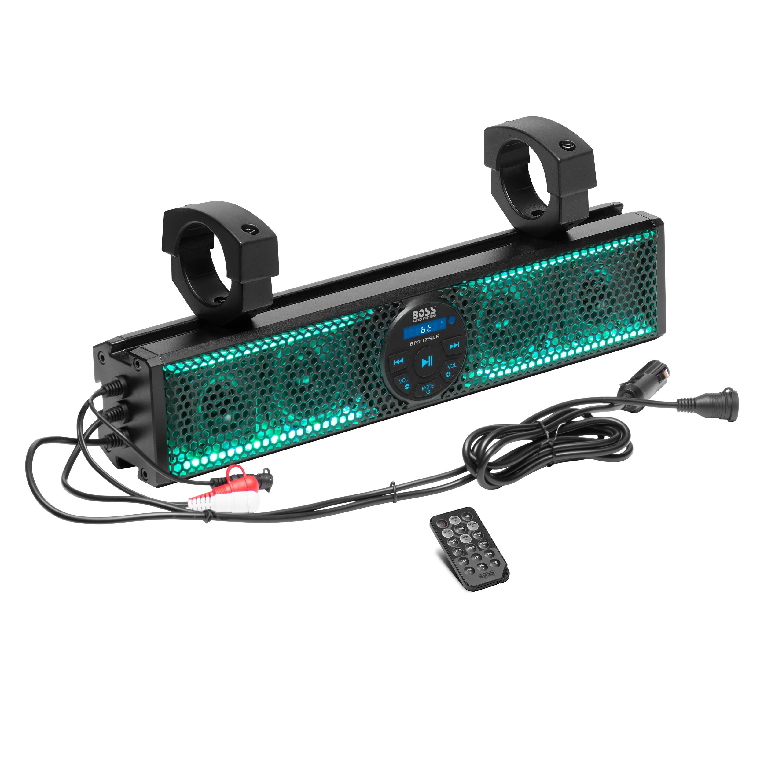 BOSS Audio Systems BRT17SLR ATV UTV Sound Bar - 17 Inches Wide, 3