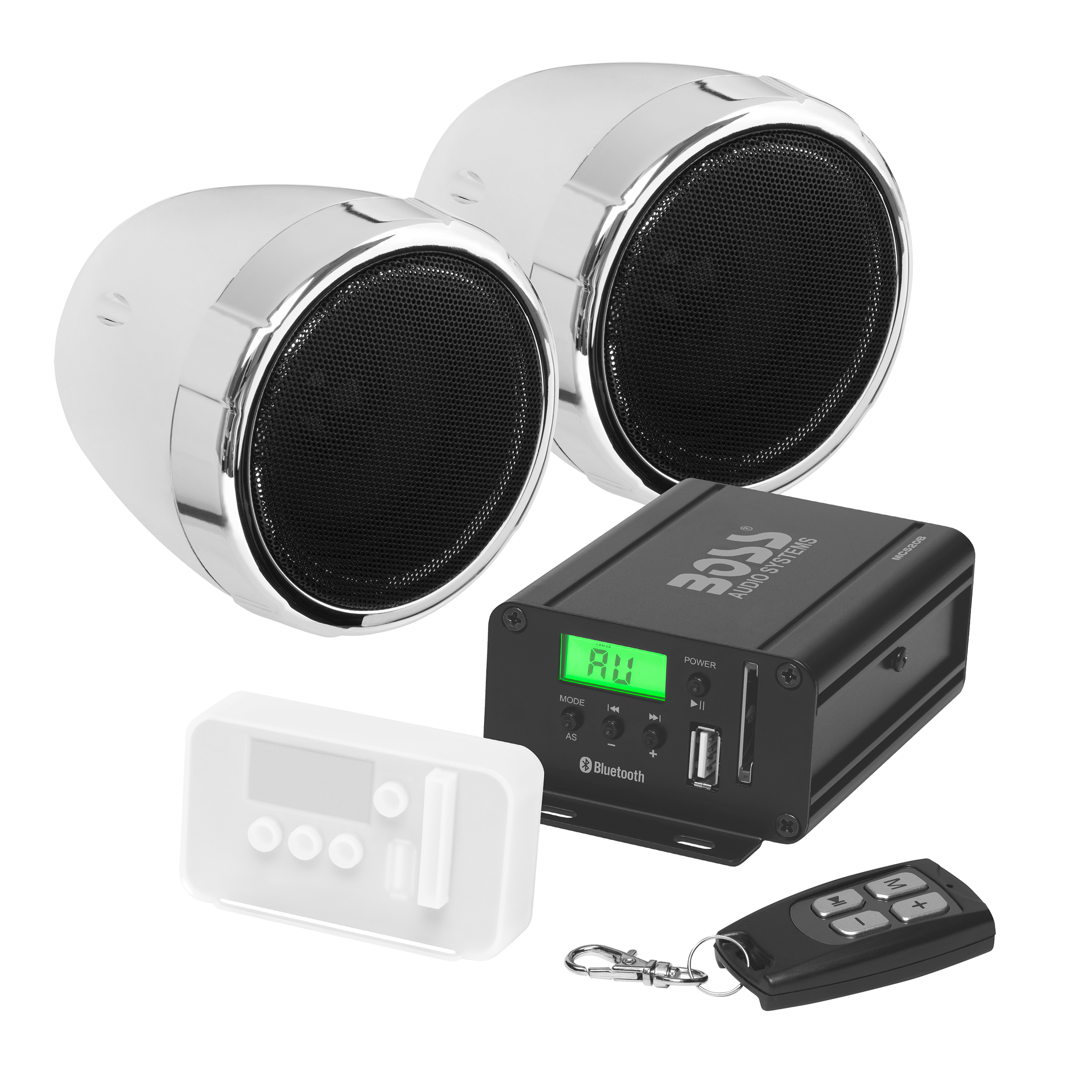 Bluetooth Audio Inch Waterproof Motorcycle Speakers BOSS Audio