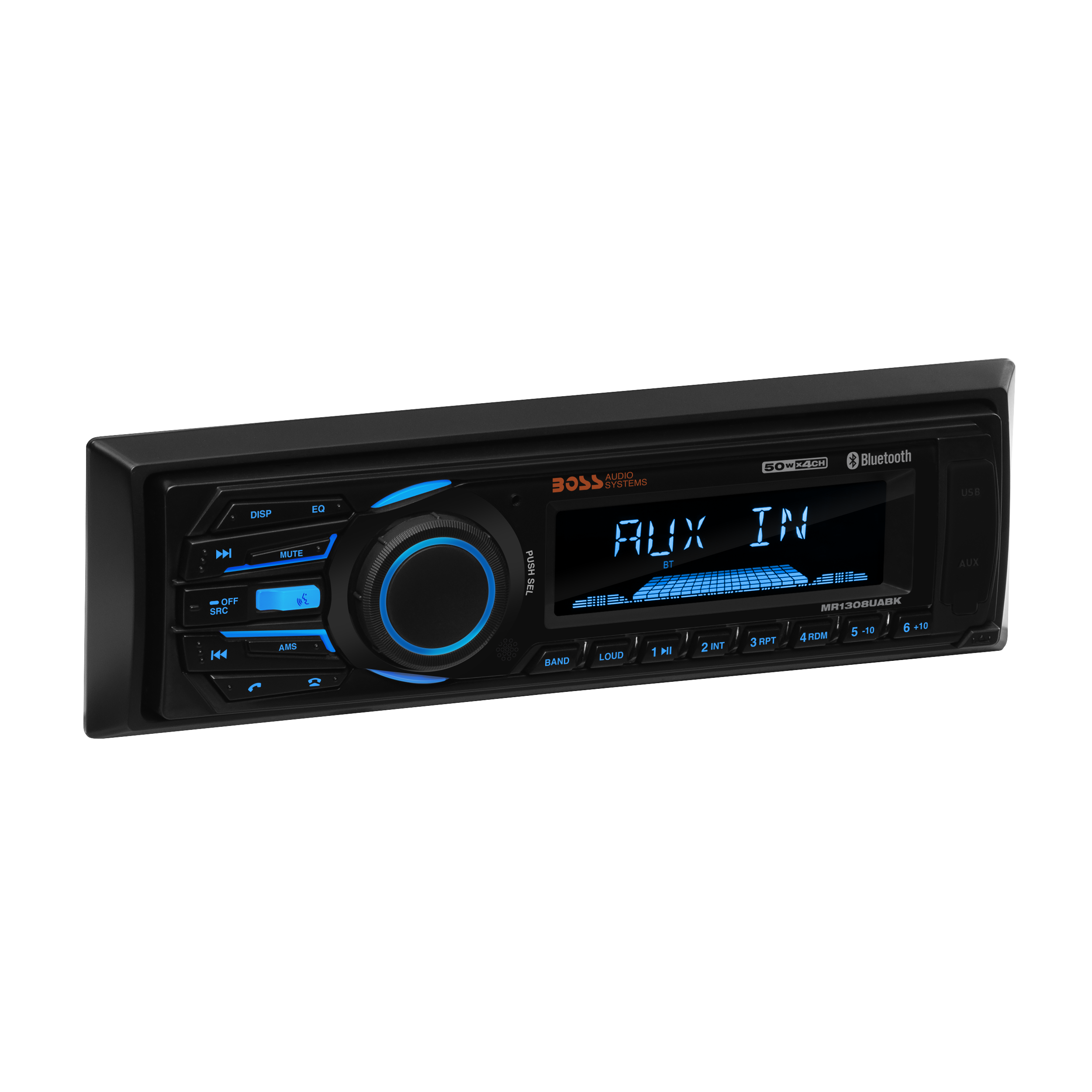 BOSS Audio Systems MR1308UABK Marine Boat Stereo – Single Din