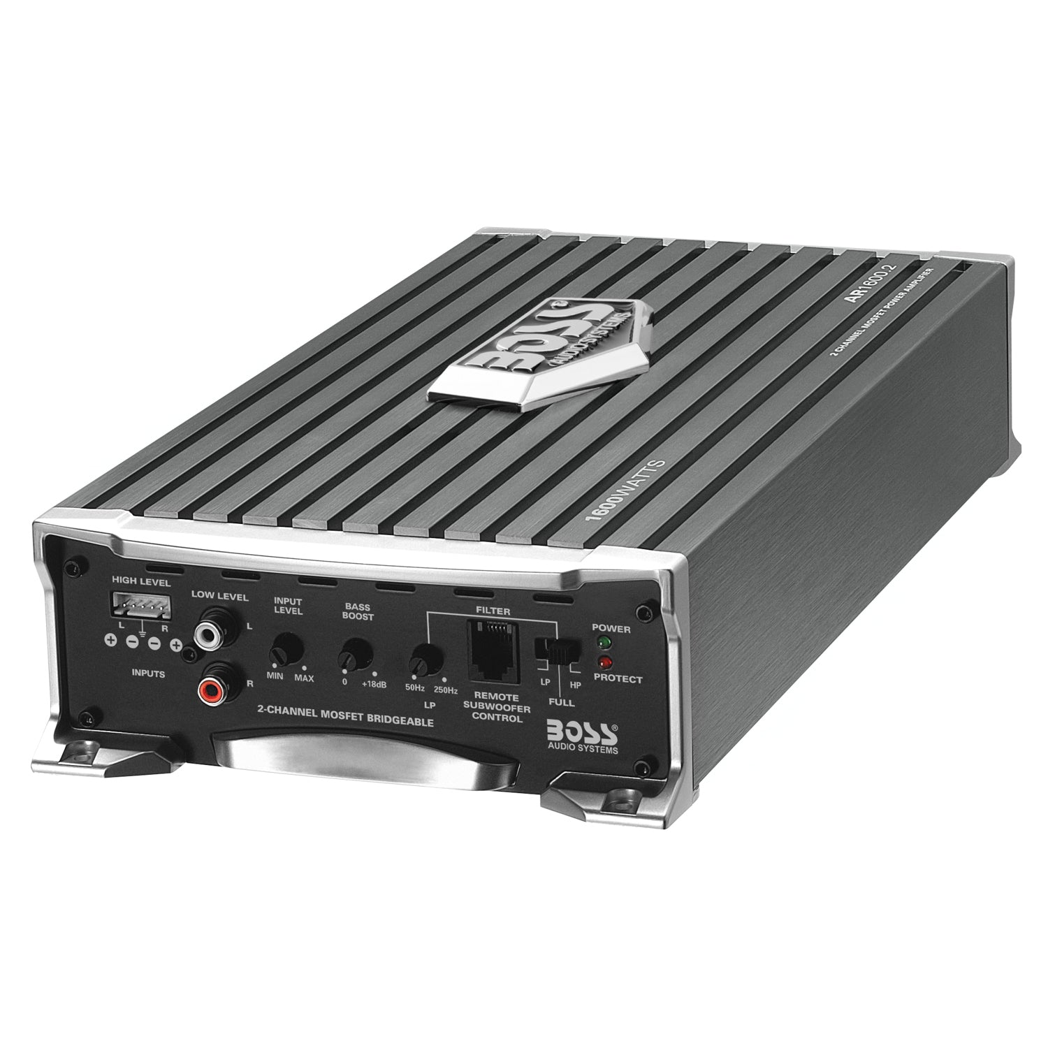 BOSS AR1600.2 1600W 2チャンネルアンプ BOSS Audio Systems AR1600.2 Armor Series 2 Channel Class A/B Car