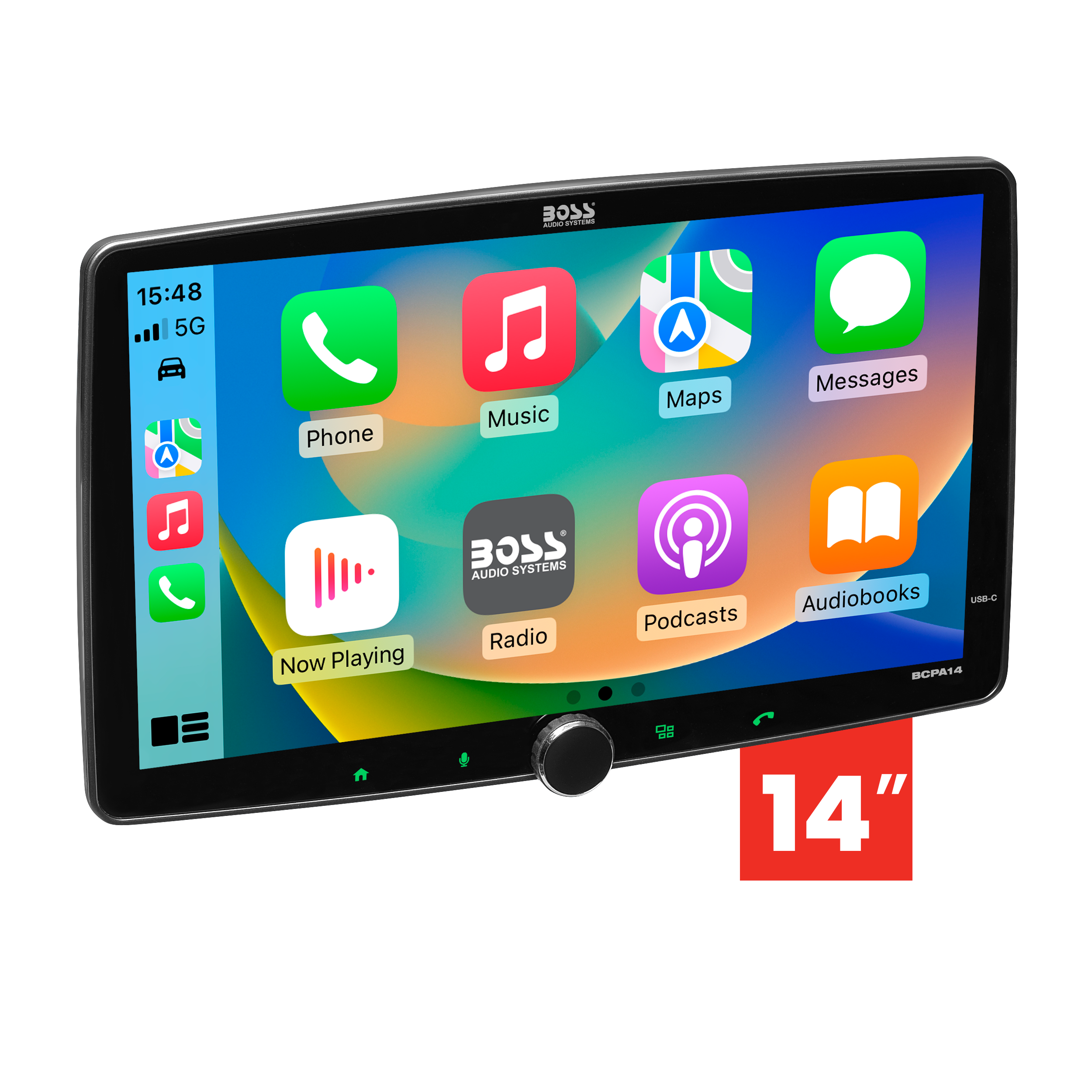 thumbnail image 2 of Eonon UX7 2 DIN 7 Inch Android 14 Car Stereo – Apple CarPlay, GPS, Bluetooth Head Unit 2 of 2