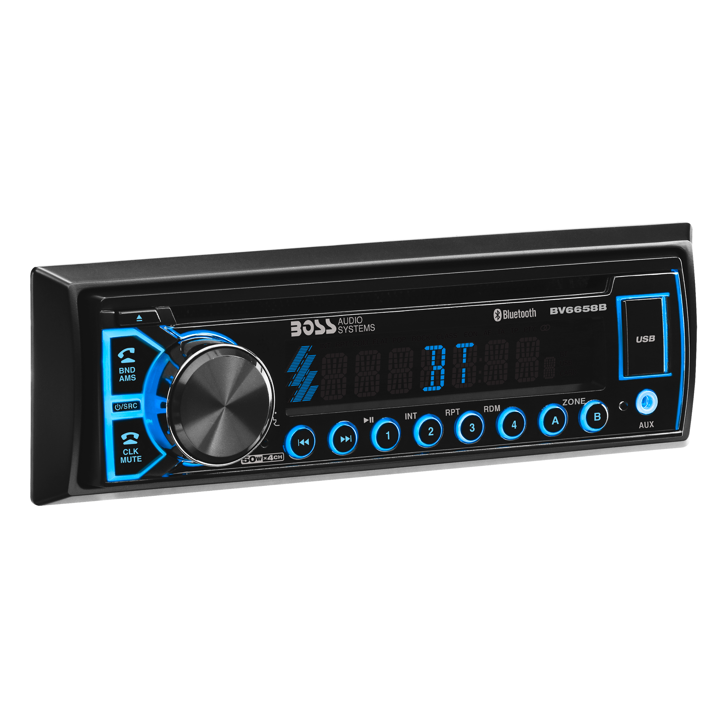BOSS Audio Systems BV6658B Car Stereo - Single Din, Bluetooth 