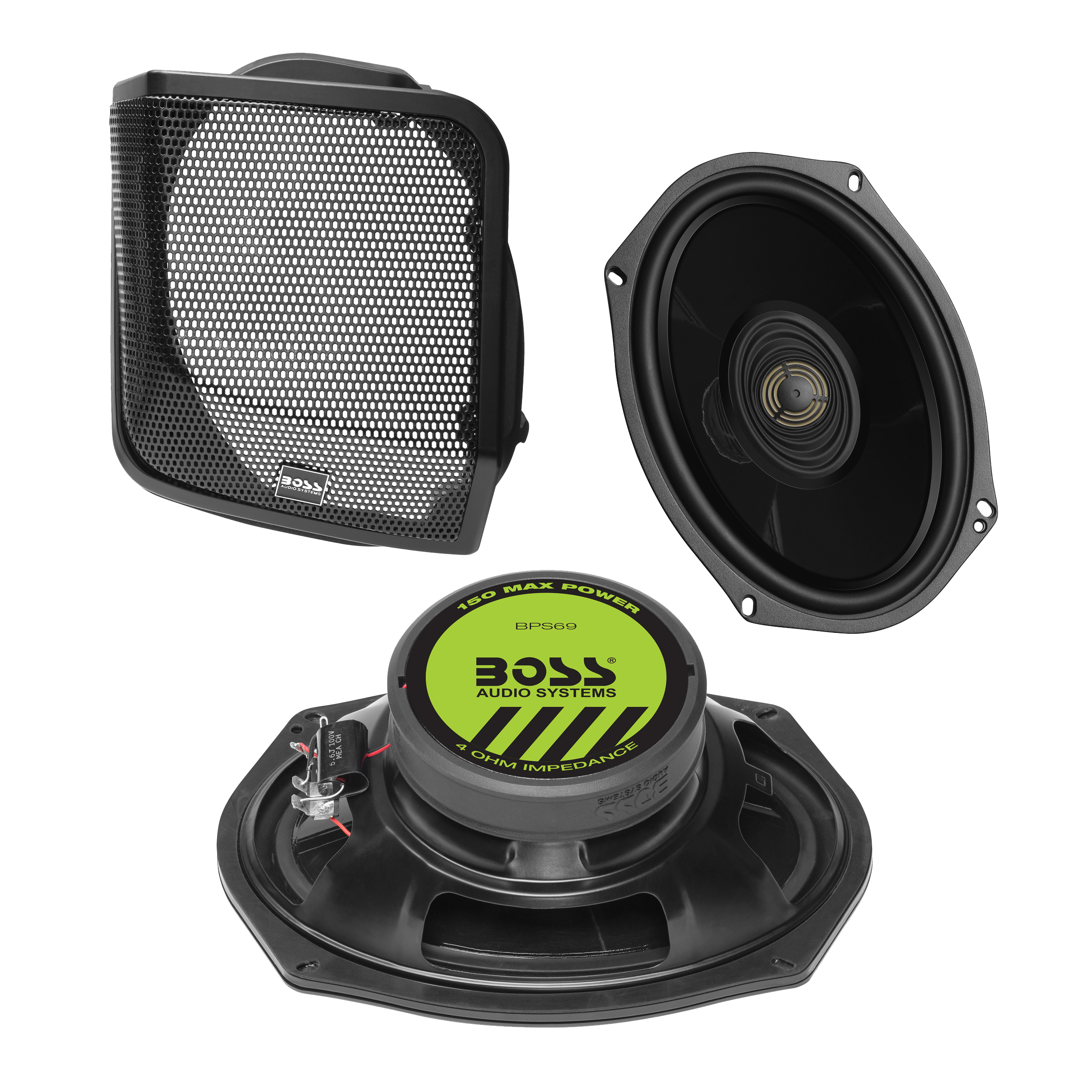 BOSS Audio Systems BHD98 Harley Davidson 6 x 9 Inch Saddlebag BOSS Audio Systems BHD98 Harley Davidson 6 x 9 Inch Saddlebag