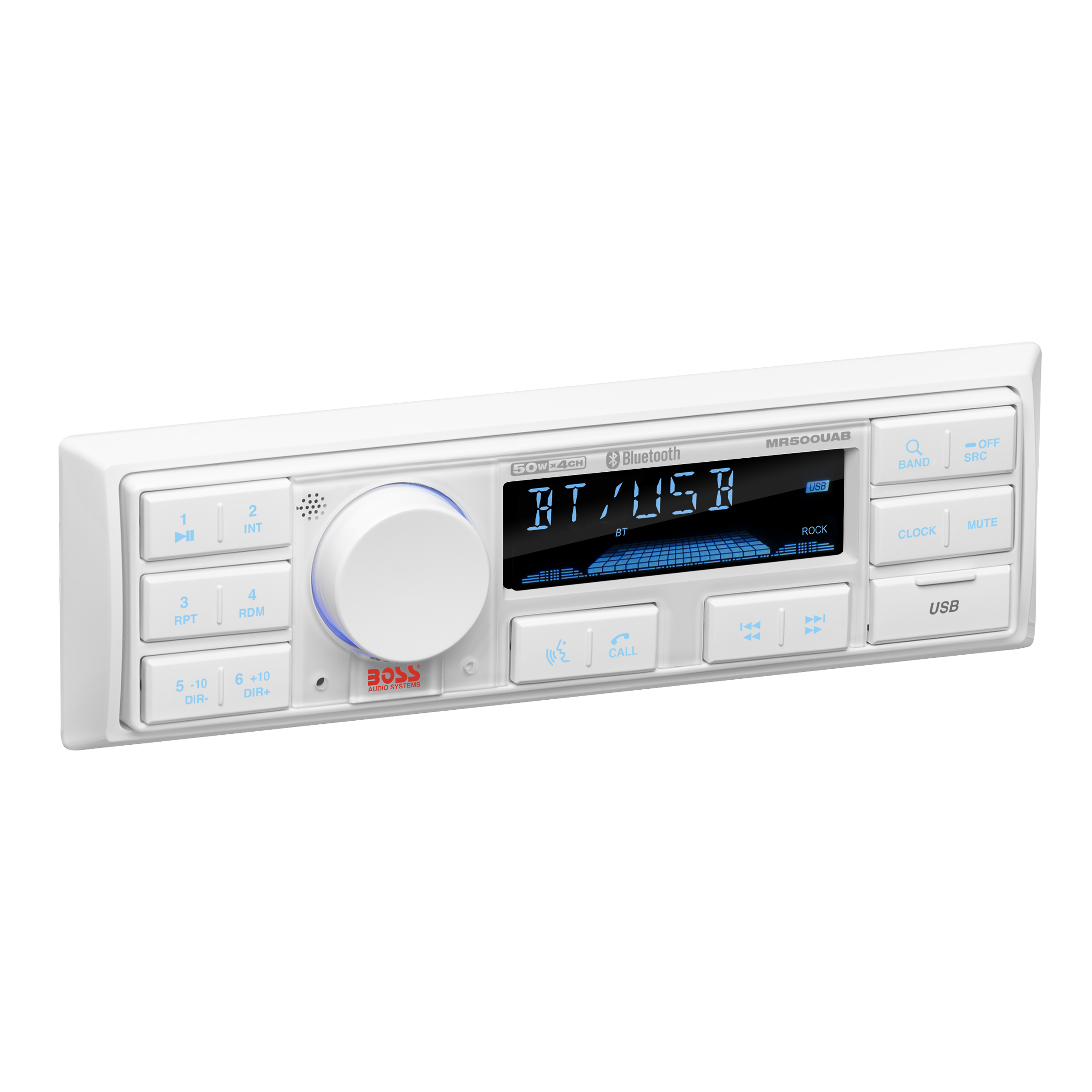 BOSS Audio Systems MR500UAB Marine Boat Stereo – Single Din BOSS Audio Systems MR500UAB Marine Boat Stereo – Single Din