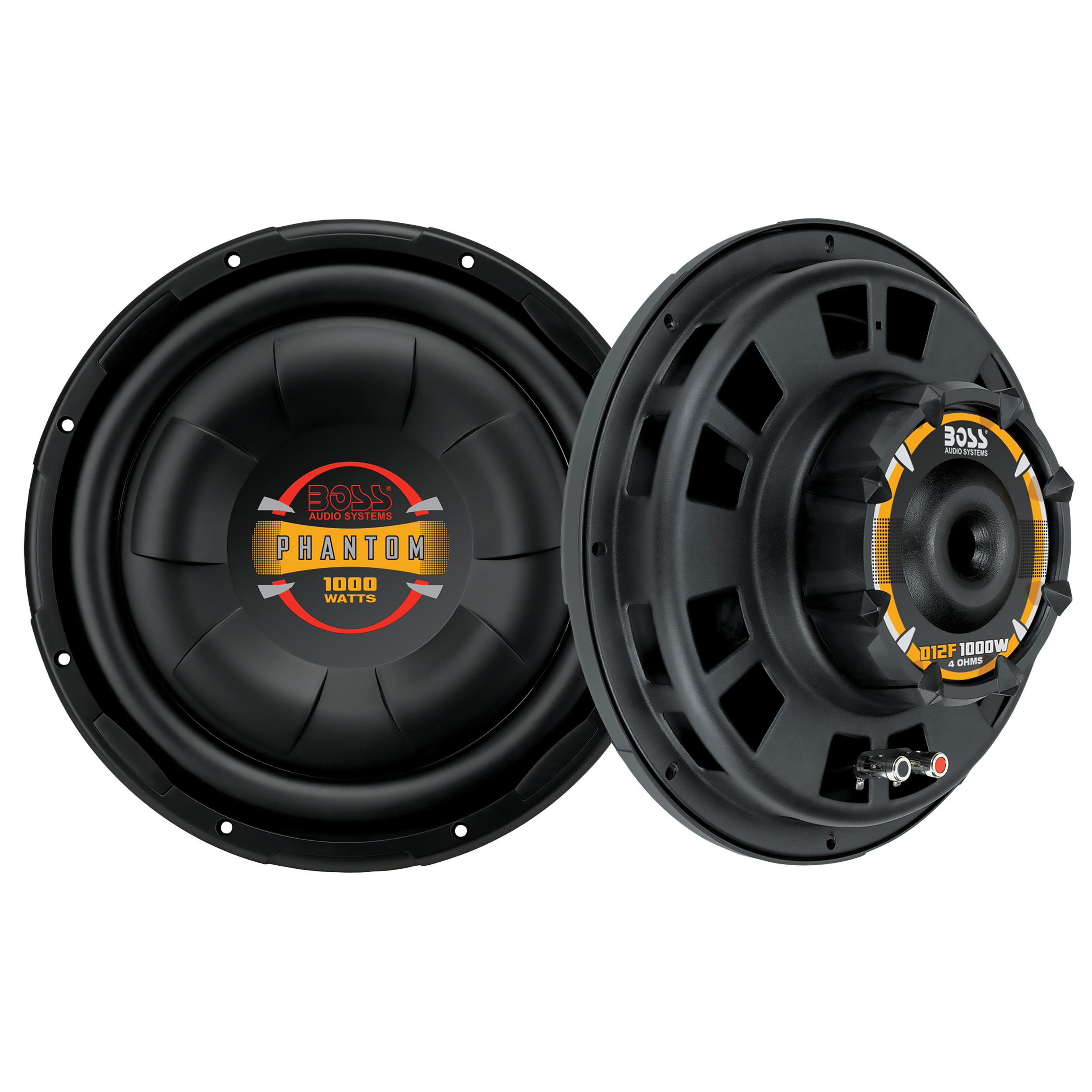 BOSS Audio Systems D12F Phantom Series 12 Inch Car Subwoofer