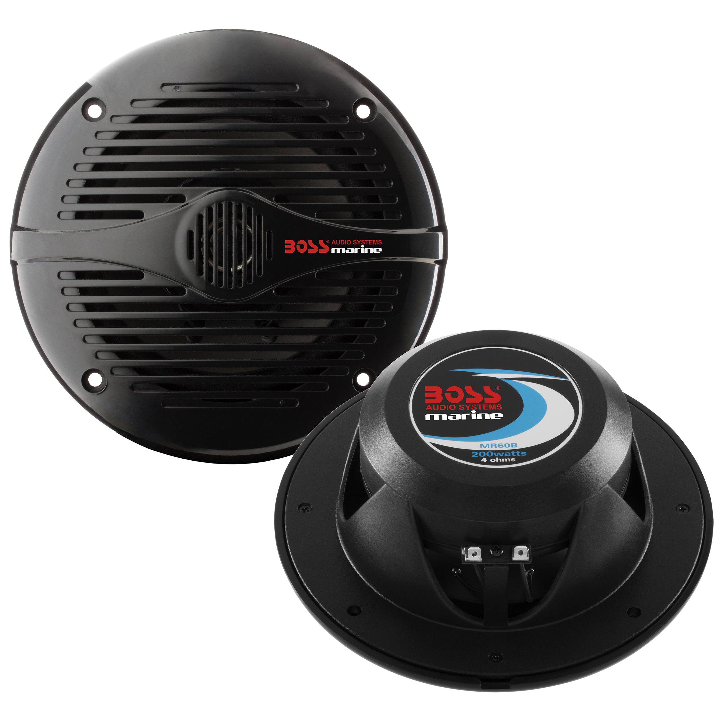 KIT SET VOOR BOSS AUDIO SYSTEMS MR6W 2 dubbele conus marine speakers 6,5 16,50 cm 90 watt rms 180 watt max waterdicht wit, per paar 5 gratis stickers KIT SET VOOR BOSS AUDIO SYSTEMS MR6W 2 dubbele conus marine speakers 6,5 16,50 cm 90 watt rms 180 watt max waterdicht wit, per paar 5 gratis stickers