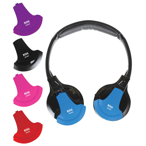 ヘッドホン HOMIES NETWORK STAR TEAM HEADPHONES BOSS Audio Systems HP34C Car Audio Dual Channel Foldable Wireless