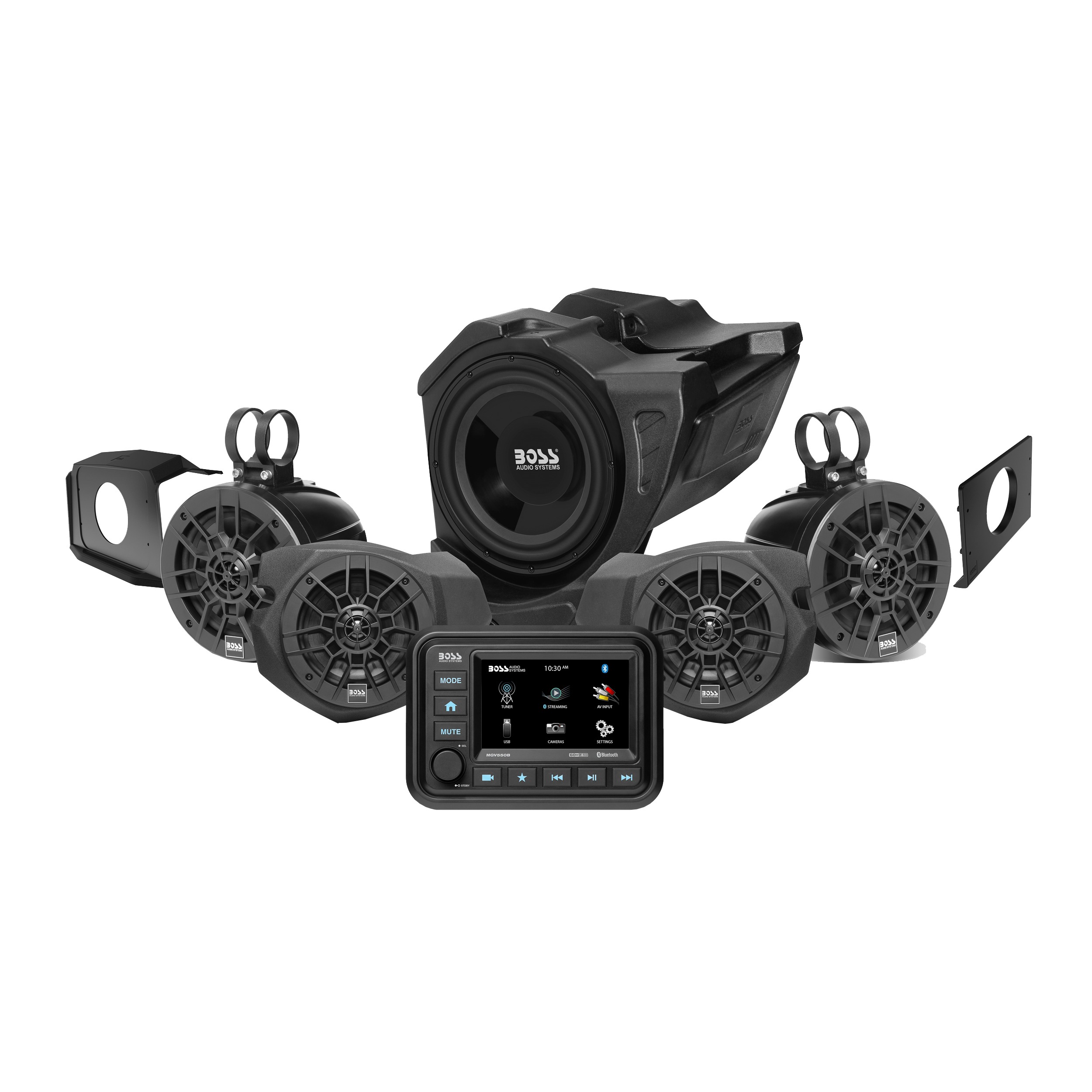 BOSS Audio Systems BPRZR5 ATV Stereo System - Touchscreen BOSS Audio Systems BPRZR5 ATV Stereo System - Touchscreen