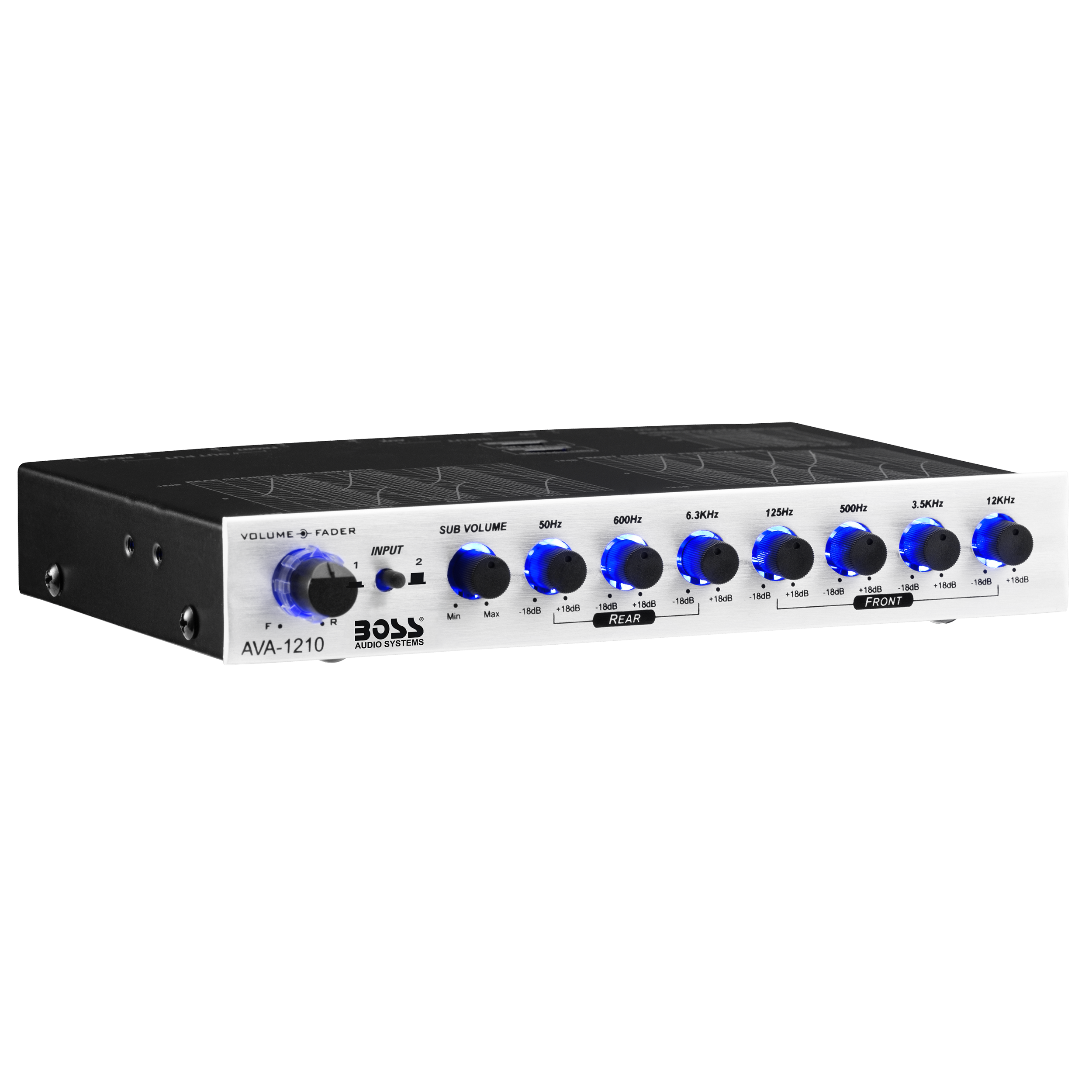 BOSS Audio Systems AVA1210 Car Equalizer - 7 Band Pre-Amp With