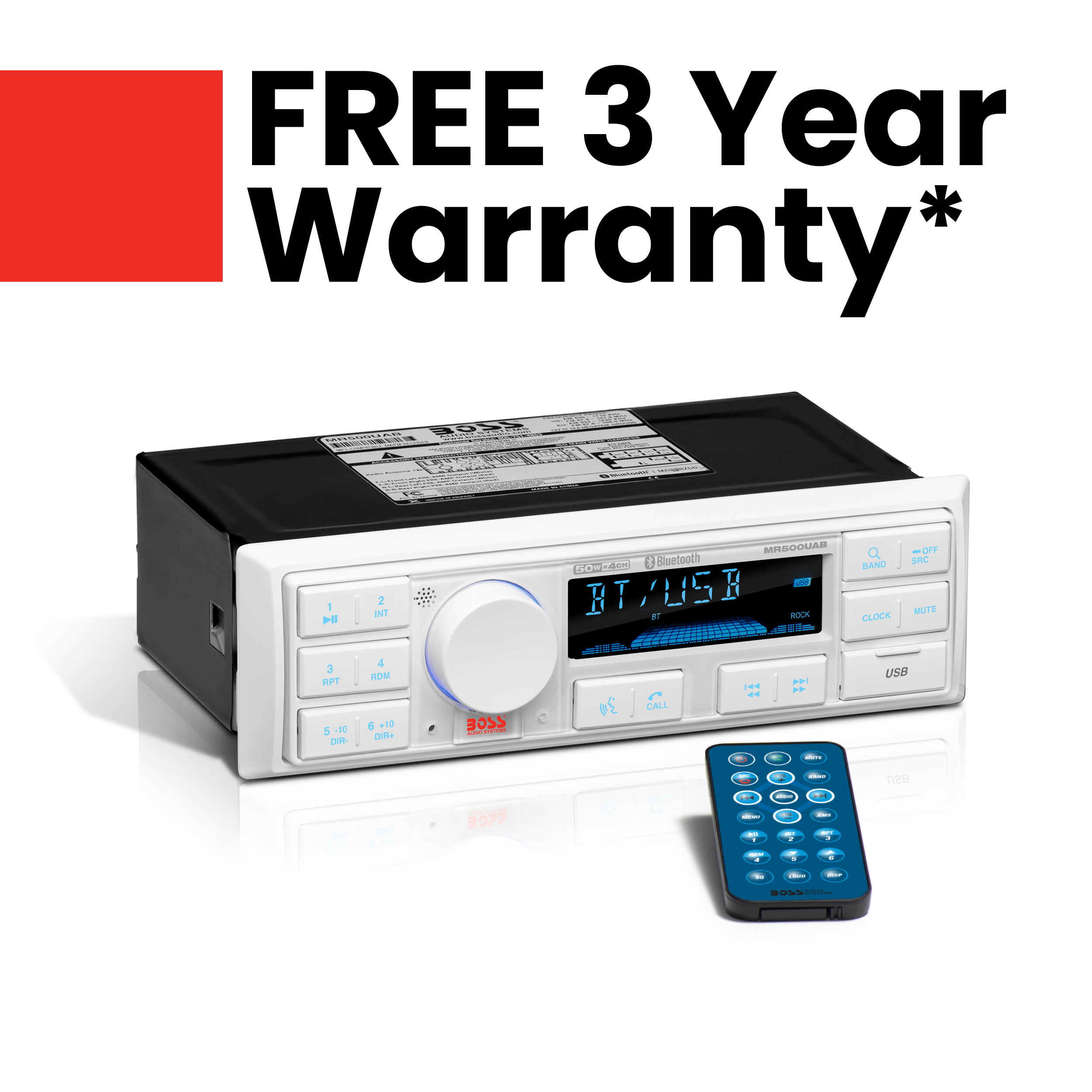 BOSS 500W 防水マリンオーディオ Bluetooth アンプ BOSS 500W 防水マリンオーディオ Bluetooth アンプ