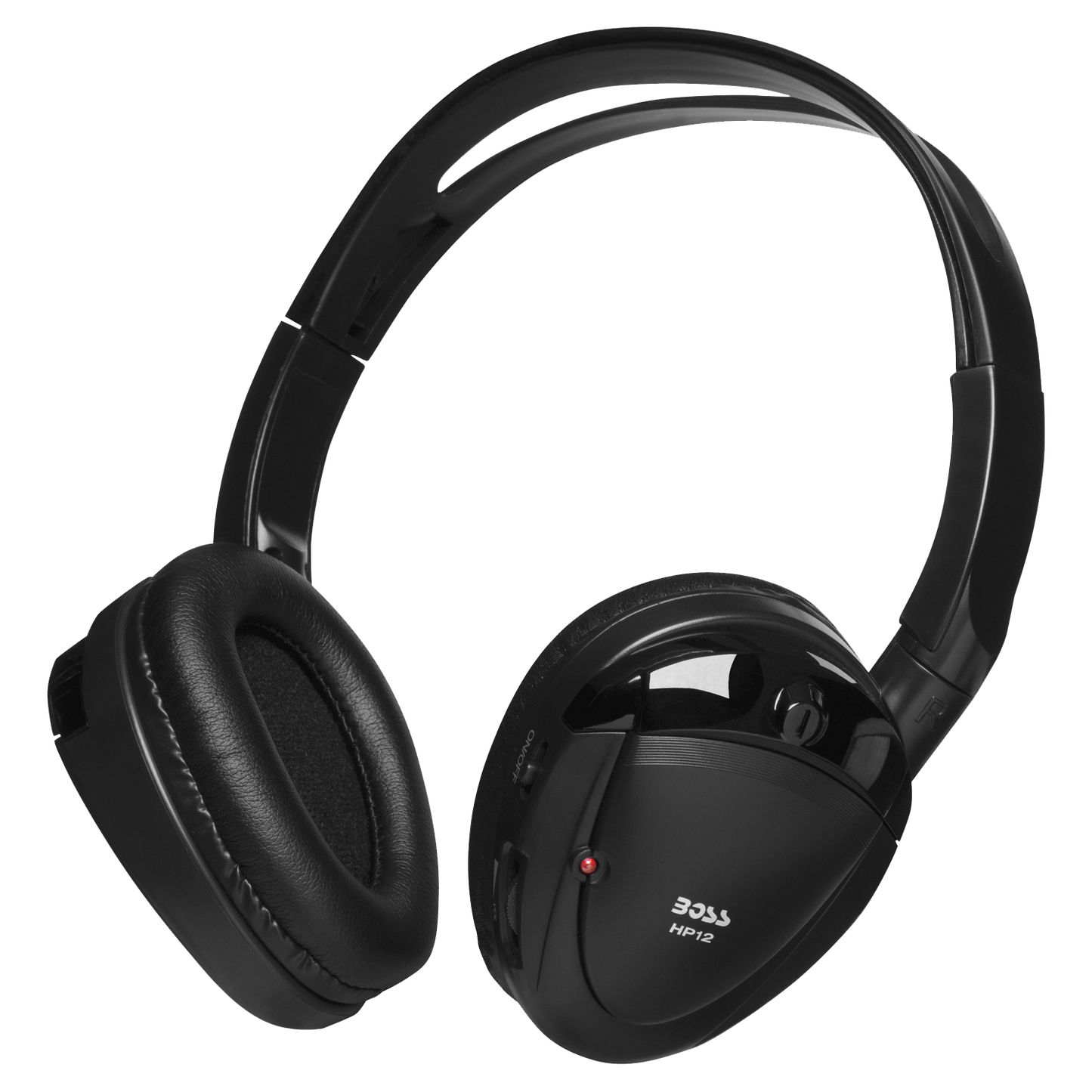 BOSS Audio Systems HP12 Car Infrared Foldable Wireless Headphone For Use with All Video Monitors with Infrared Transmission