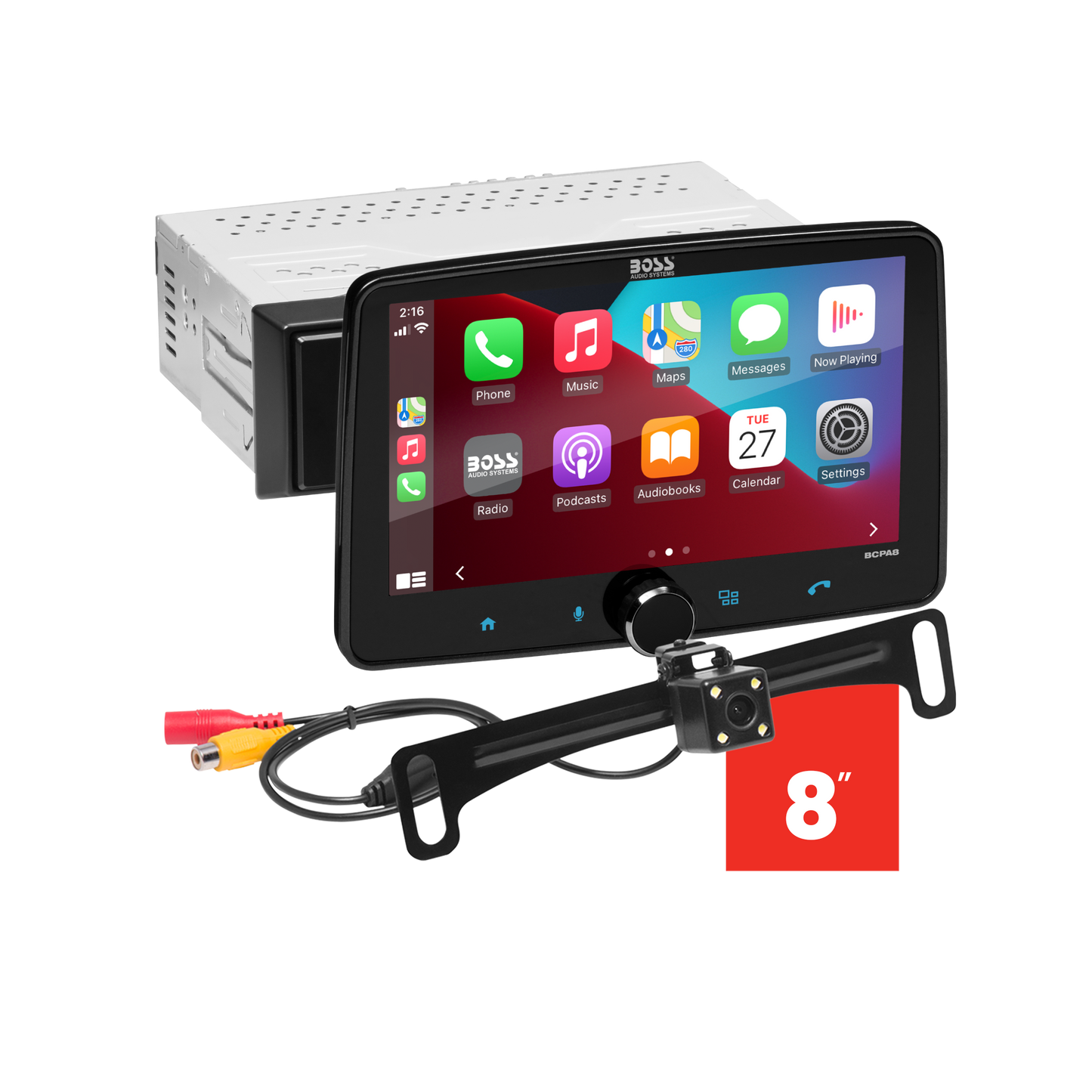 Bc8 Android BOSS Audio Systems BCPA8RC Car Stereo - Apple CarPlay, Android Auto ...