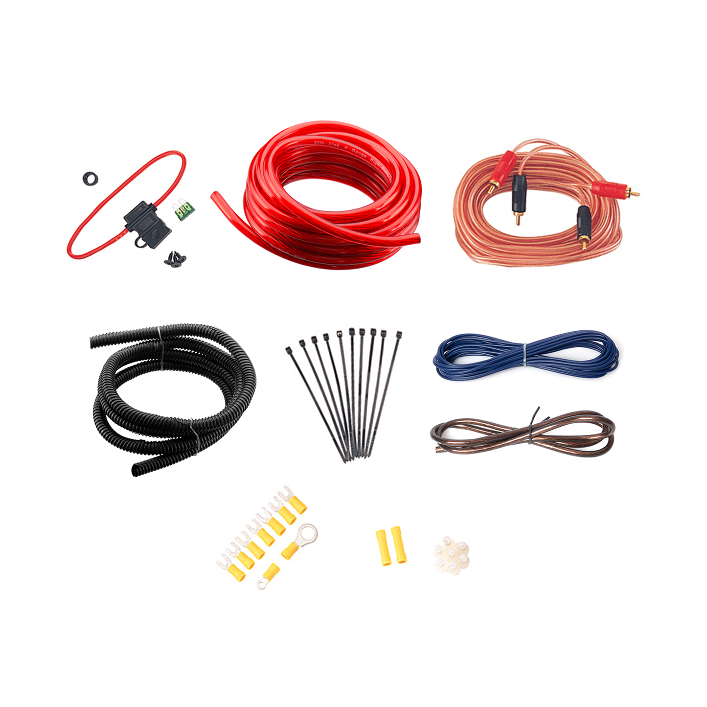 10mm² Car-Hifi Verstärker Anschlusskit für bis zu 1000 Watt / 60A 10mm² Car-Hifi Verstärker Anschlusskit für bis zu 1000 Watt / 60A