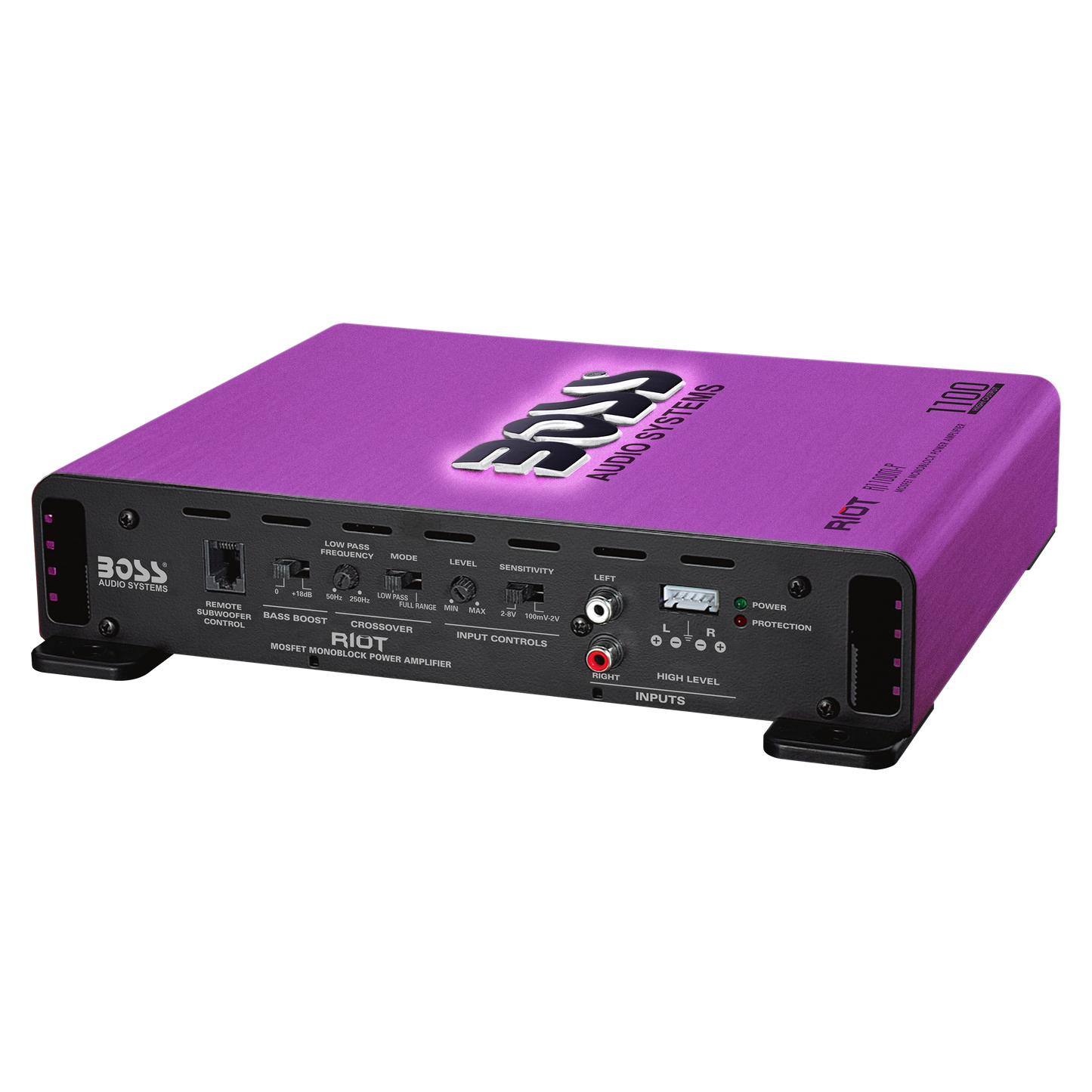 BOSS Audio Systems R1100M-P Monoblock Car Amplifier - 1100