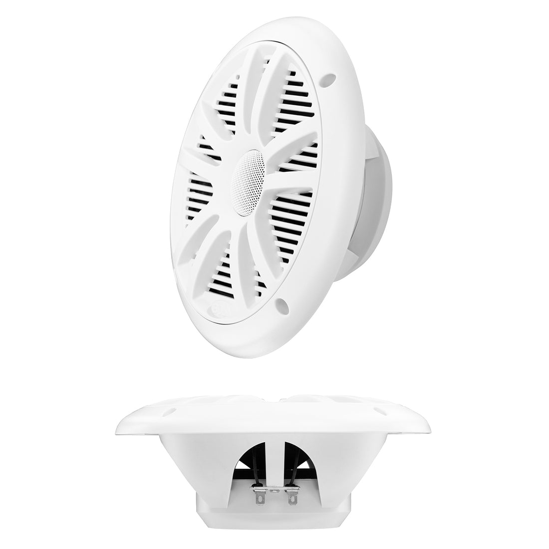 Kit Boss Audio MR6W 2 Altoparlanti Marini 6.5″ (16.5 Cm) – 90W RMS, 180W Max, Impermeabili Bianchi Per Barche E Outdoor