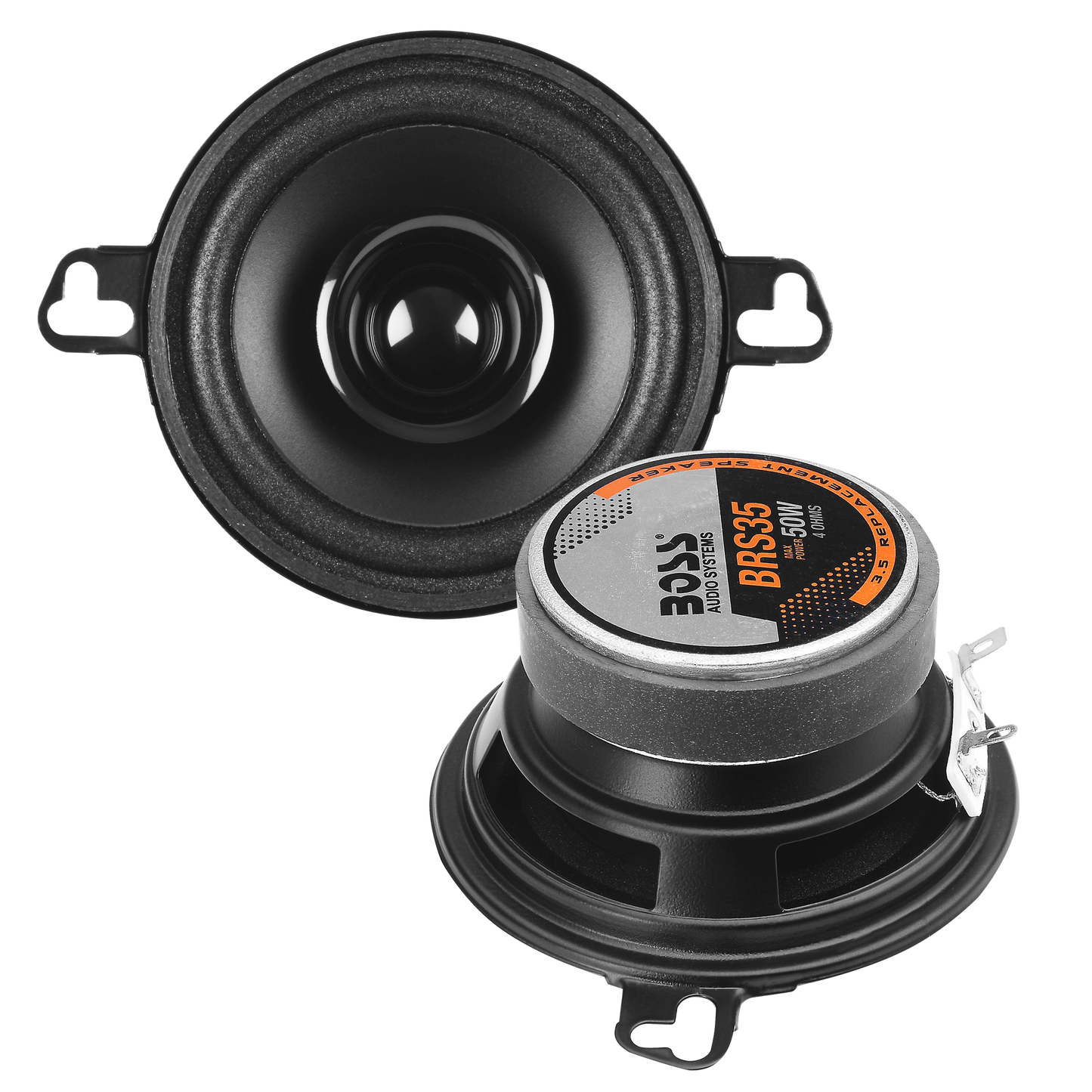 BOSS Audio Systems BRS35 3.5 Inch Replacement Car Door Speakers BOSS Audio Systems BRS35 3.5 Inch Replacement Car Door Speakers