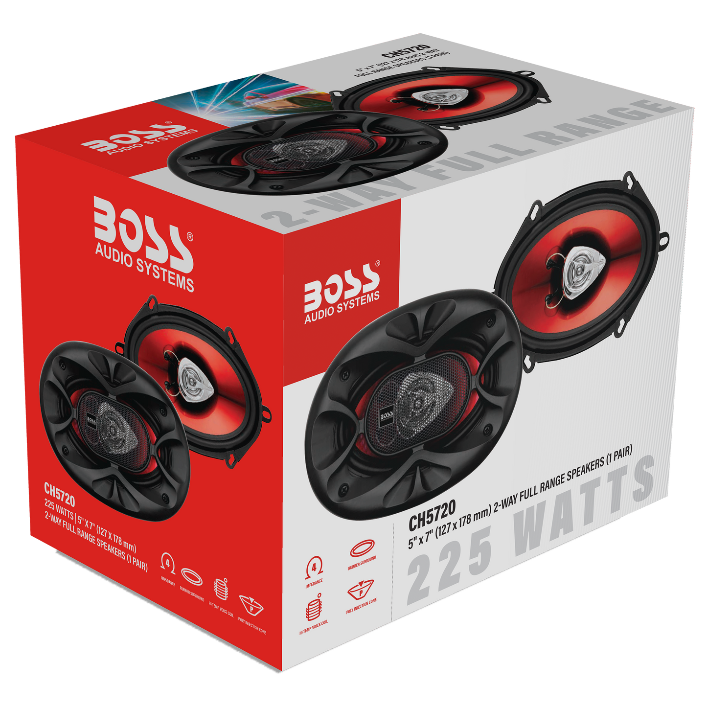 BOSS Audio Systems CH5720 Chaos Series 5 x 7 Inch Car Door BOSS Audio Systems CH5720 Chaos Series 5 x 7 Inch Car Door