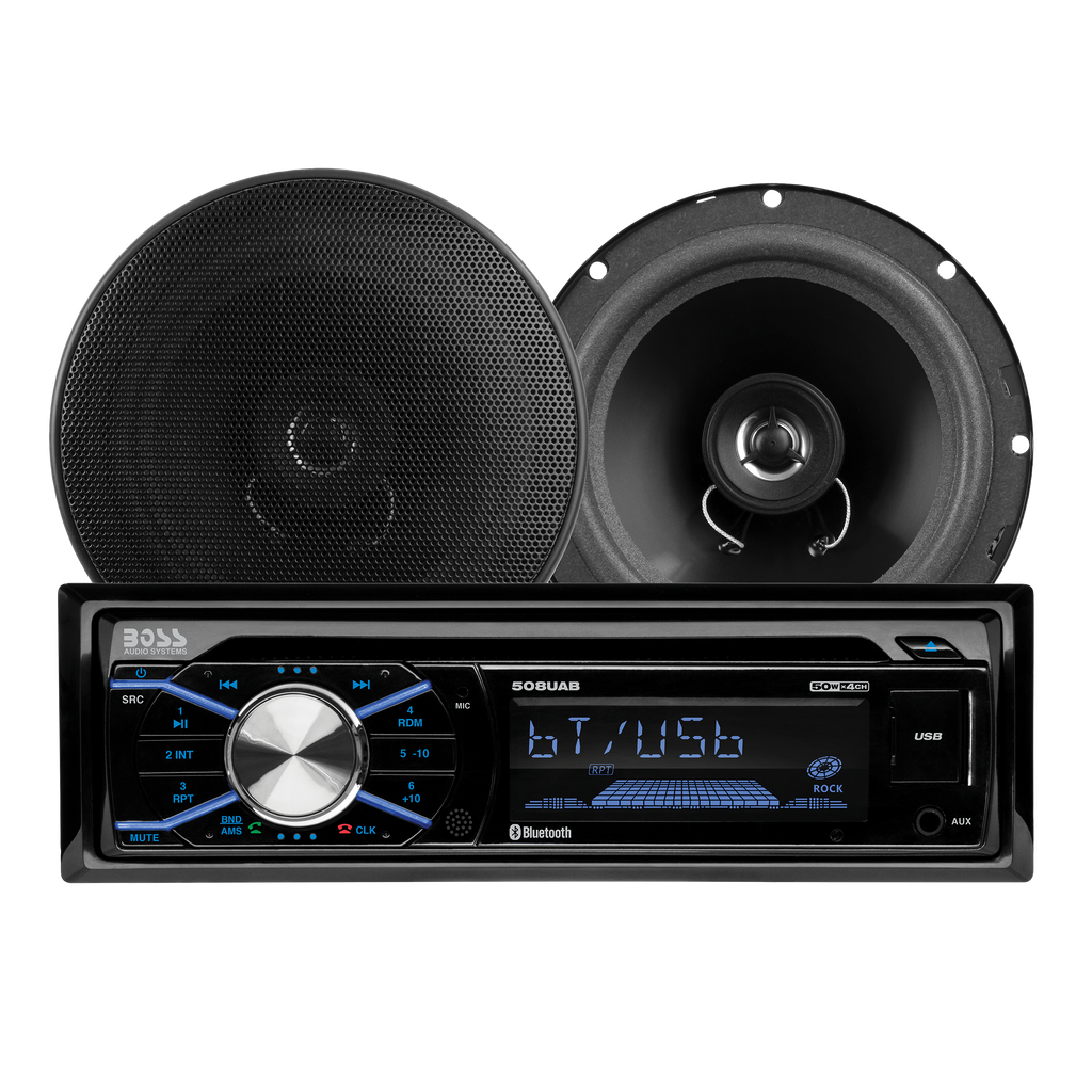 BOSS Audio Systems 656BCK Car Stereo - Single Din, Bluetooth, CD