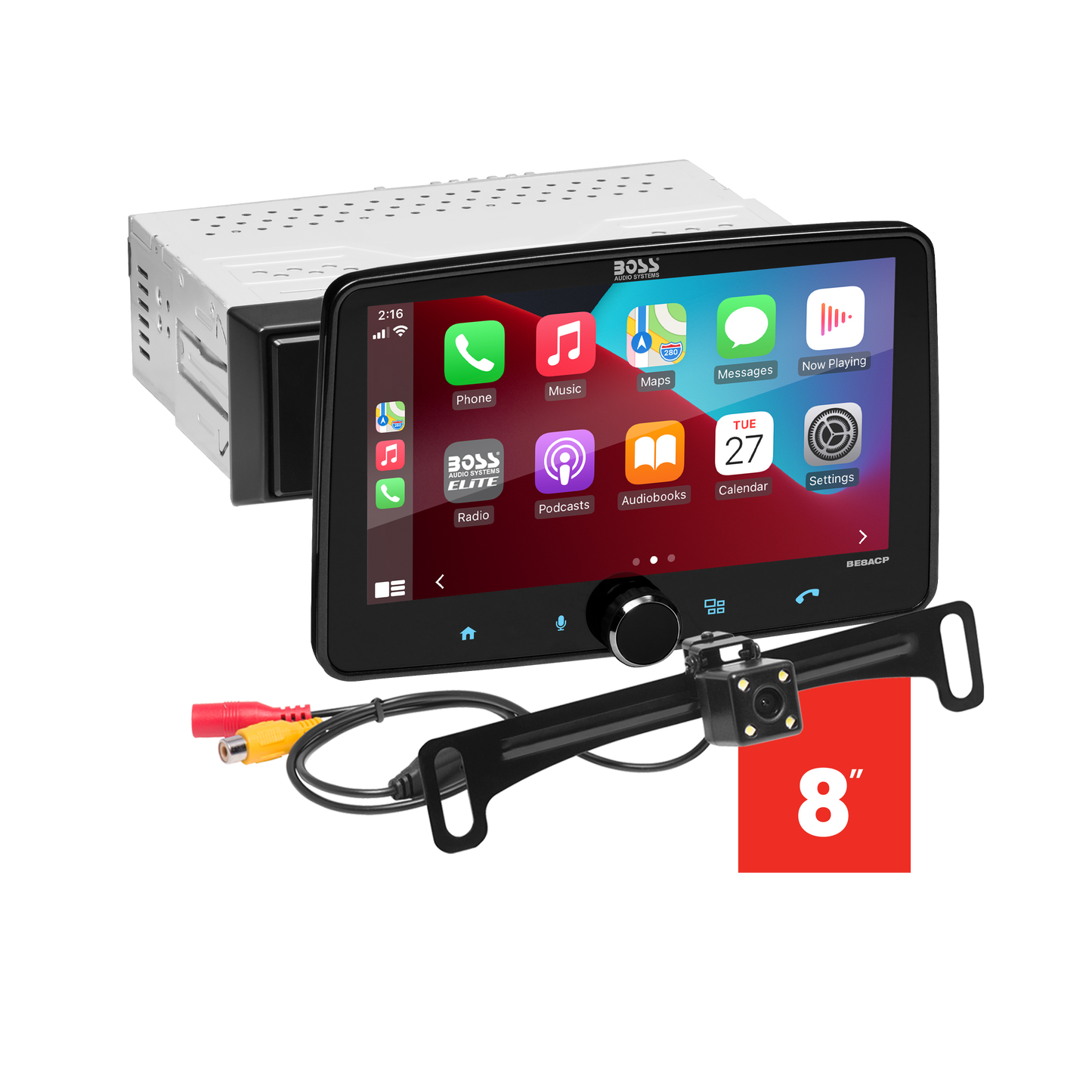 BOSS Audio Systems Elite Series BE8ACP-C Car Stereo – Apple