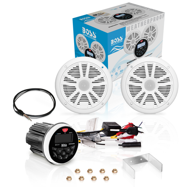 BOSS Audio Systems MCKGB350W.6 6.5 Inch Speakers & Marine Boat