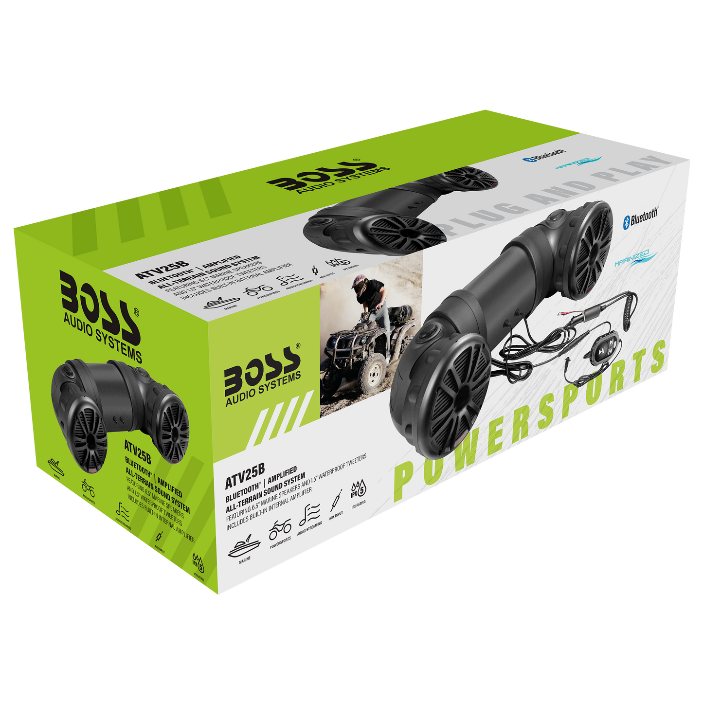 Boss Audio Systems Four Wheeler Sound Bar Four Wheeler Boss