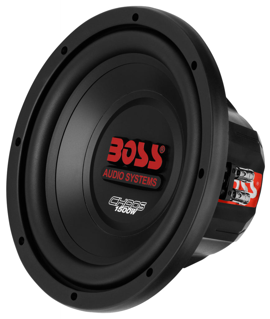 15インチ1800W DVCサブウーハー CX154DVC BOSS AUDIO BOSS Audio Systems CH10DVC Chaos Series 10 Inch Car