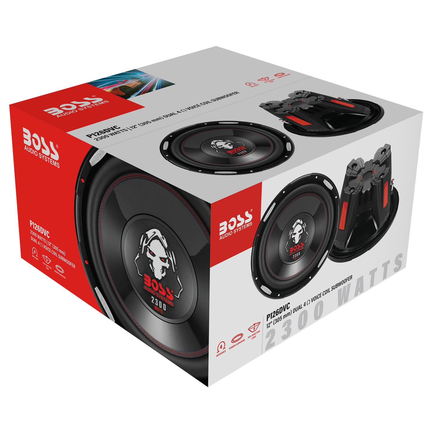 BOSS 2300 ウーファー Amazon.com: BOSS Audio Systems Phantom 12 Inch 2300 Watts 4
