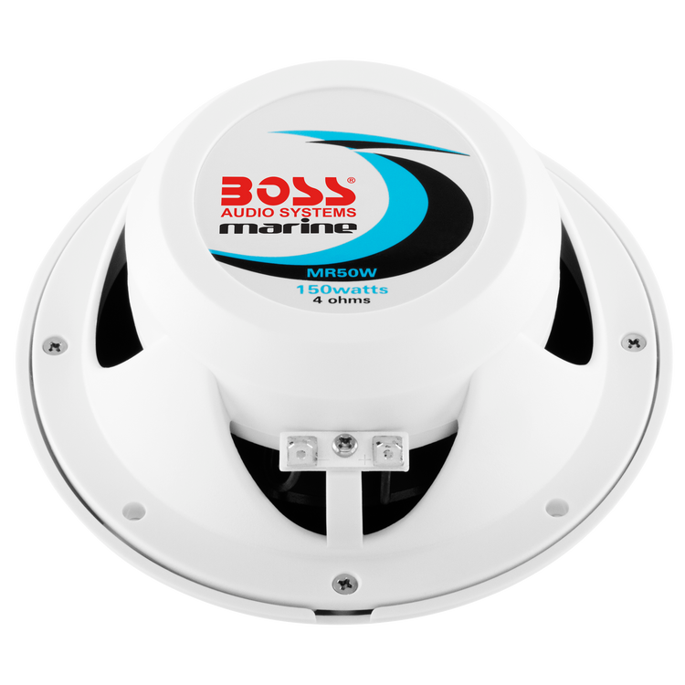 BOSS Audio Systems MR50W 5.25 inch Marine Boat Stereo Speakers 150