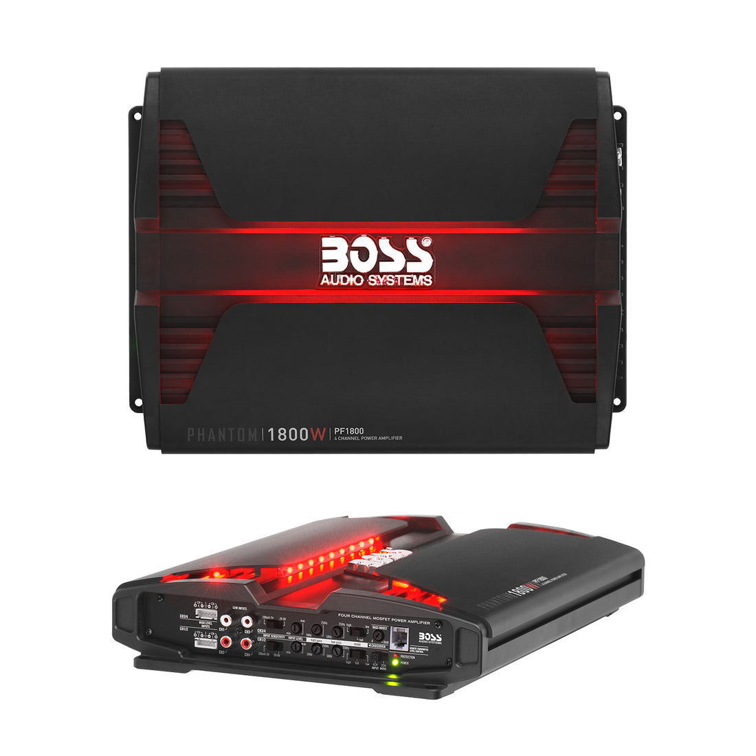 BOSS Audio Systems PF1800 Phantom Series Car Audio Amplifier - 1800 ...