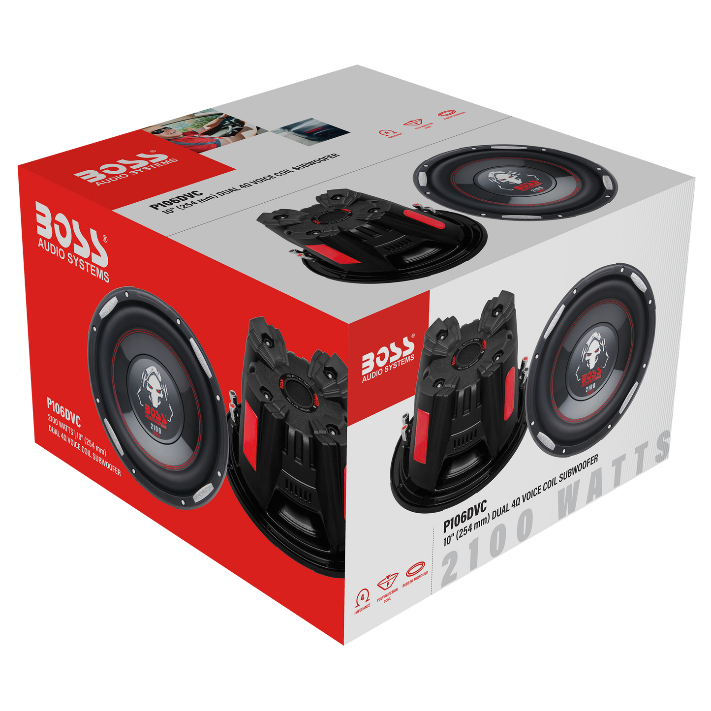 Jl Audio Subwoofer BOSS Audio Systems P156DVC Phantom Series 15