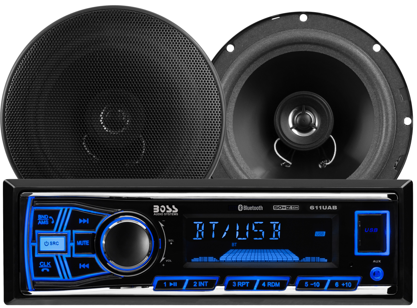 BOSS DVD-BOX 1・2SET BOSS Audio Systems 638BCK Car Stereo Package with Single Din