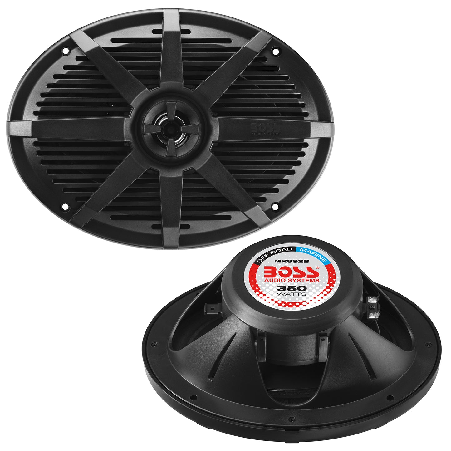 BOSS Audio Systems MR690 350 Watt Per Pair, 6 x 9 Inch , Full Range, 2 #381 good