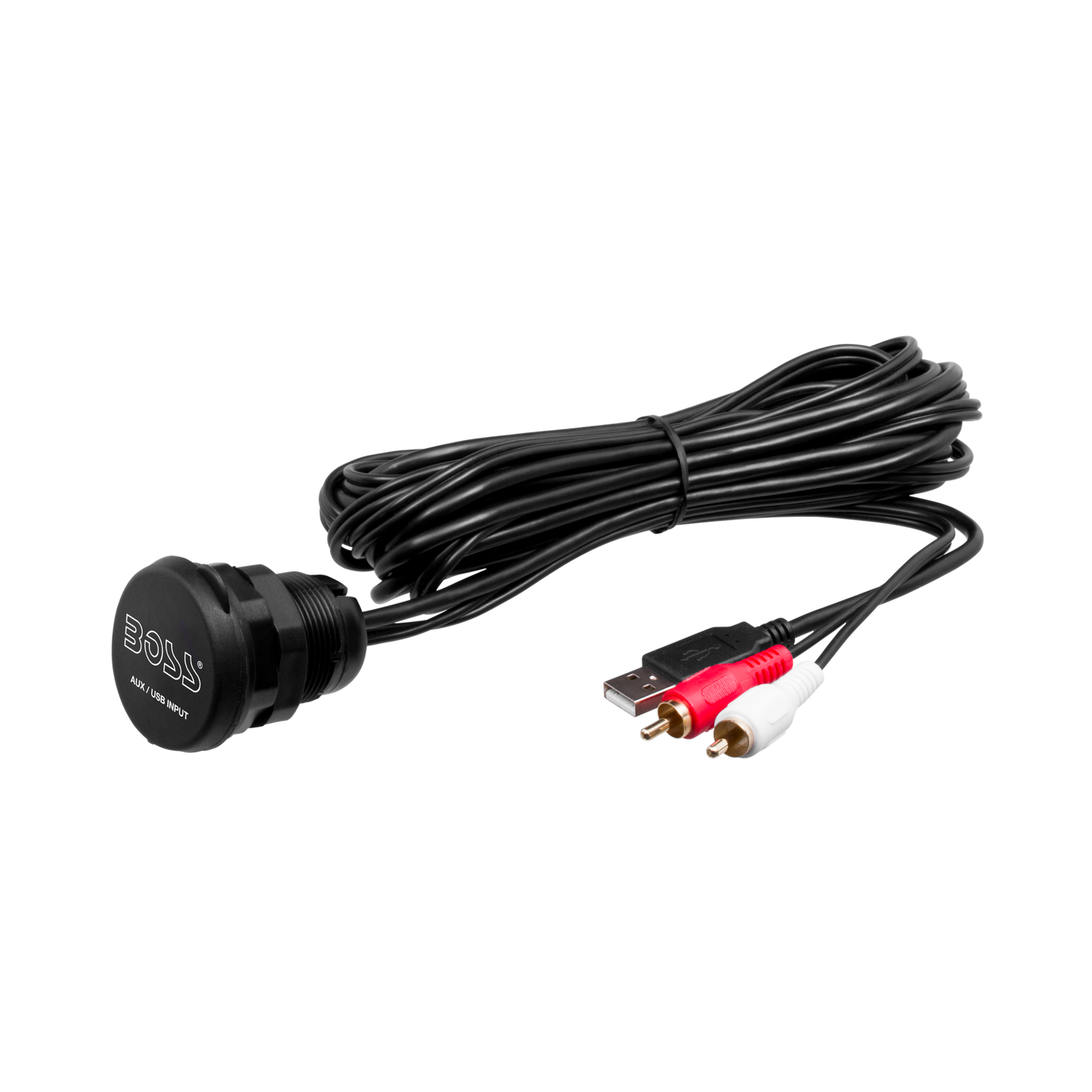 BOSS Audio Systems MUSB35 Universal USB 3.5mm 6 foot long BOSS Audio Systems MUSB35 Universal USB 3.5mm 6 foot long