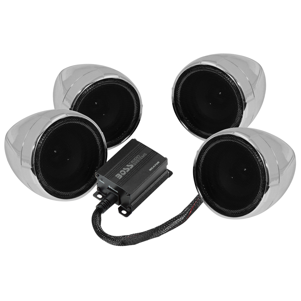 BOSS Audio Systems MC470B 3 Inch Motorcycle Full Range Speakers