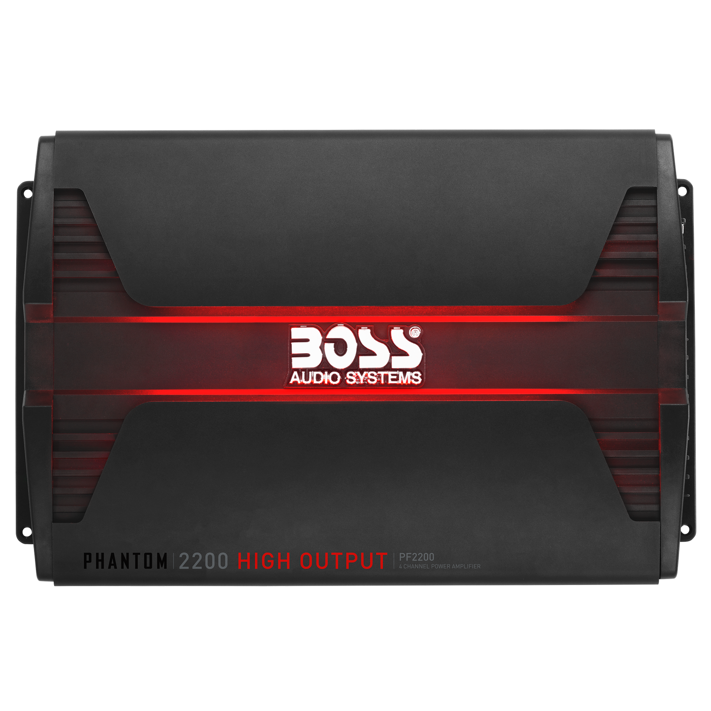 BOSS Audio Systems PF2200 Phantom Series 4 Channel Class A/B Car Amplifier - 2200 High Output, 2-8 Ohm Stable, High/Low Level Inputs, High/Low Pass Crossover, MOSFET, Hook Up To Subwoofer For Bass BOSS Audio Systems PF2200 Phantom Series 4 Channel Class A/B Car Amplifier - 2200 High Output, 2-8 Ohm Stable, High/Low Level Inputs, High/Low Pass Crossover, MOSFET, Hook Up To Subwoofer For Bass