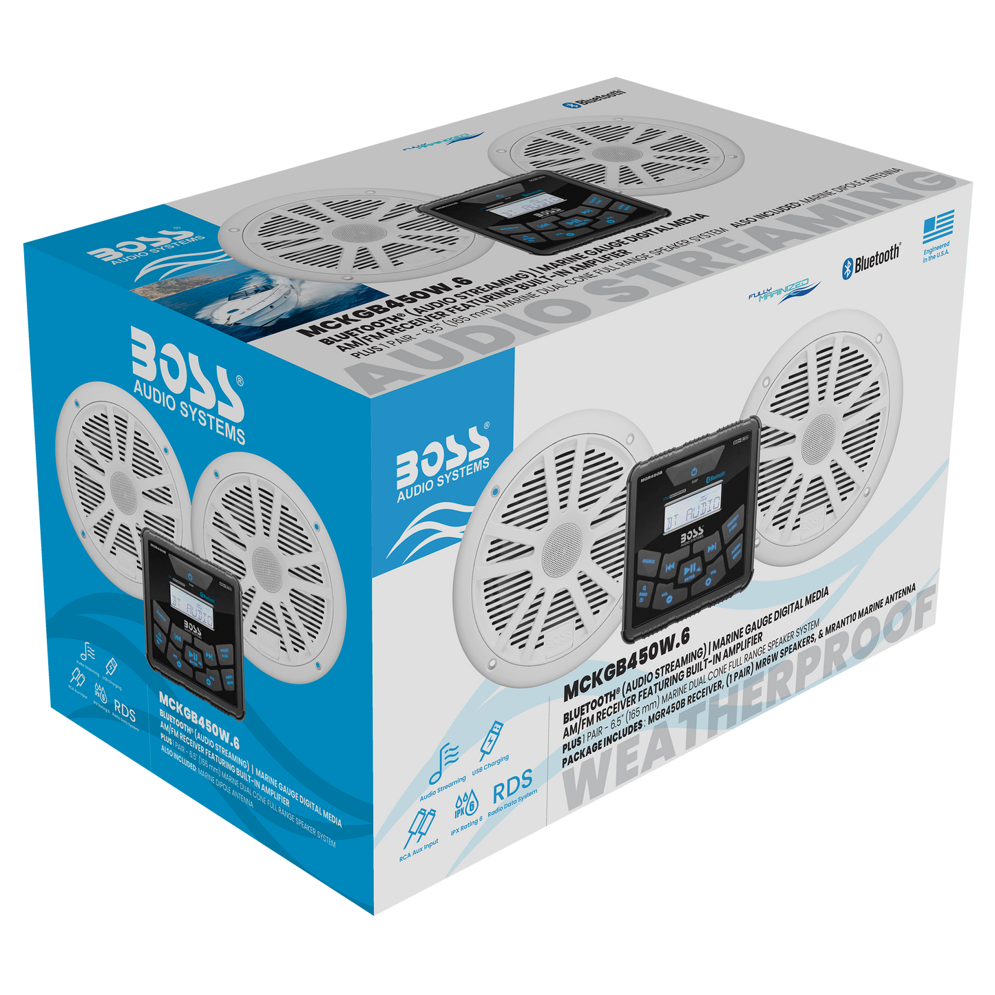 Receiver Walmart Boat Speakers Boat Radio And Speakers Kit Pyle