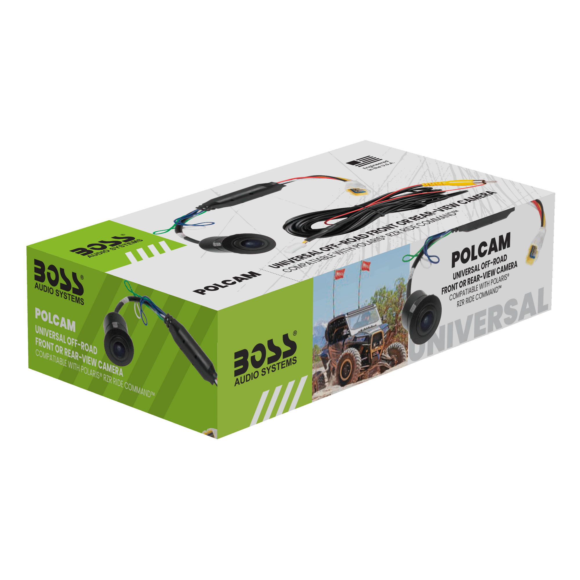 BOSS Audio Systems POLCAM Off-Road Front Or Reverse Rearview Backup ...