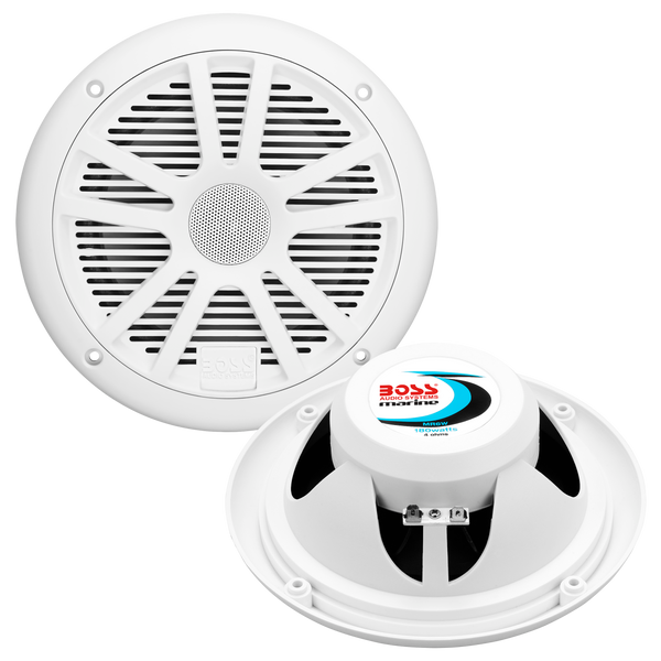 BOSS Audio Systems MR6W 6.5 Marine Speakers - 180 Watts (Per Pair