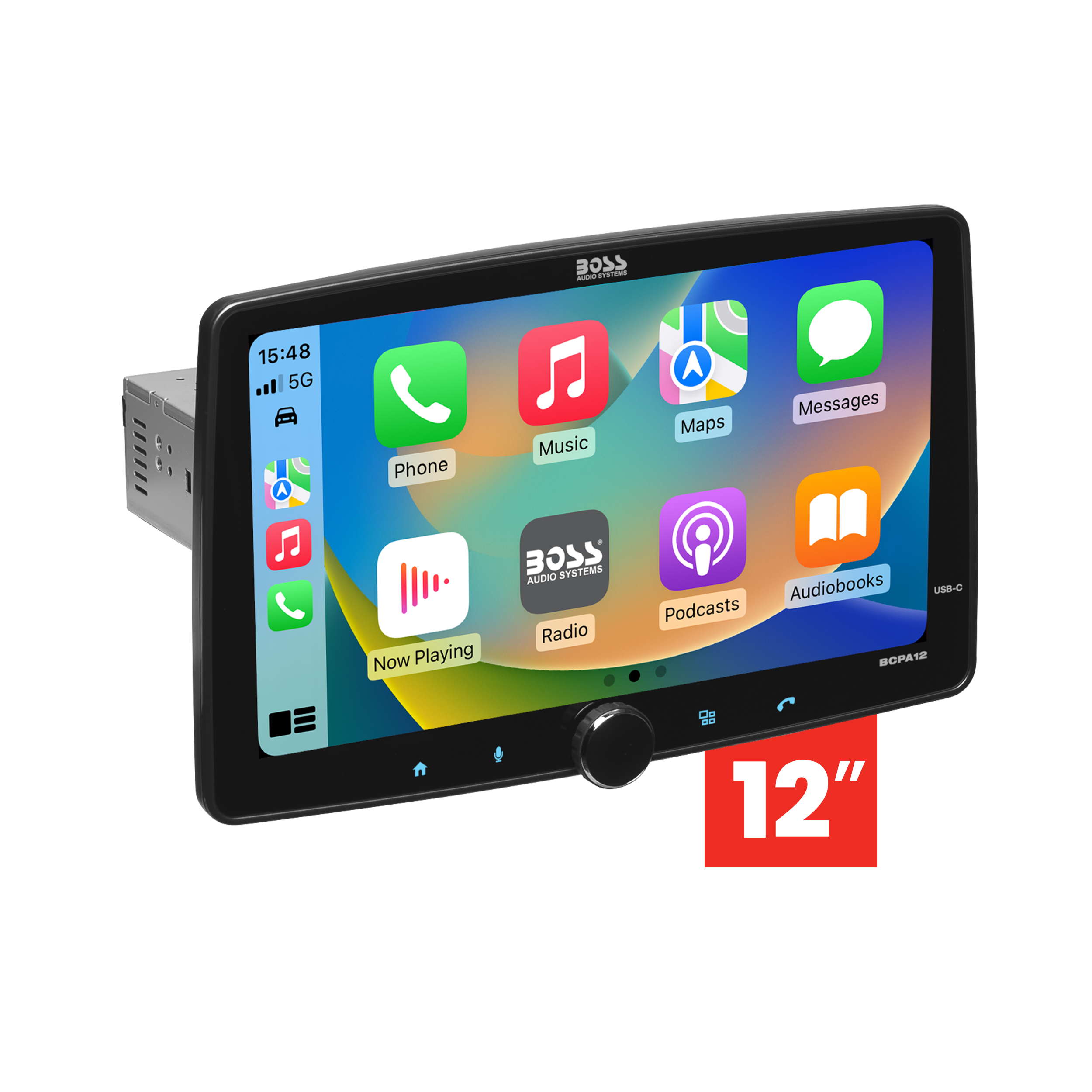 BOSS Audio Systems BCPA12 Car Stereo Apple CarPlay Android Auto boss-audio-systems-bcpa12-car-stereo-apple-carplay-android-auto