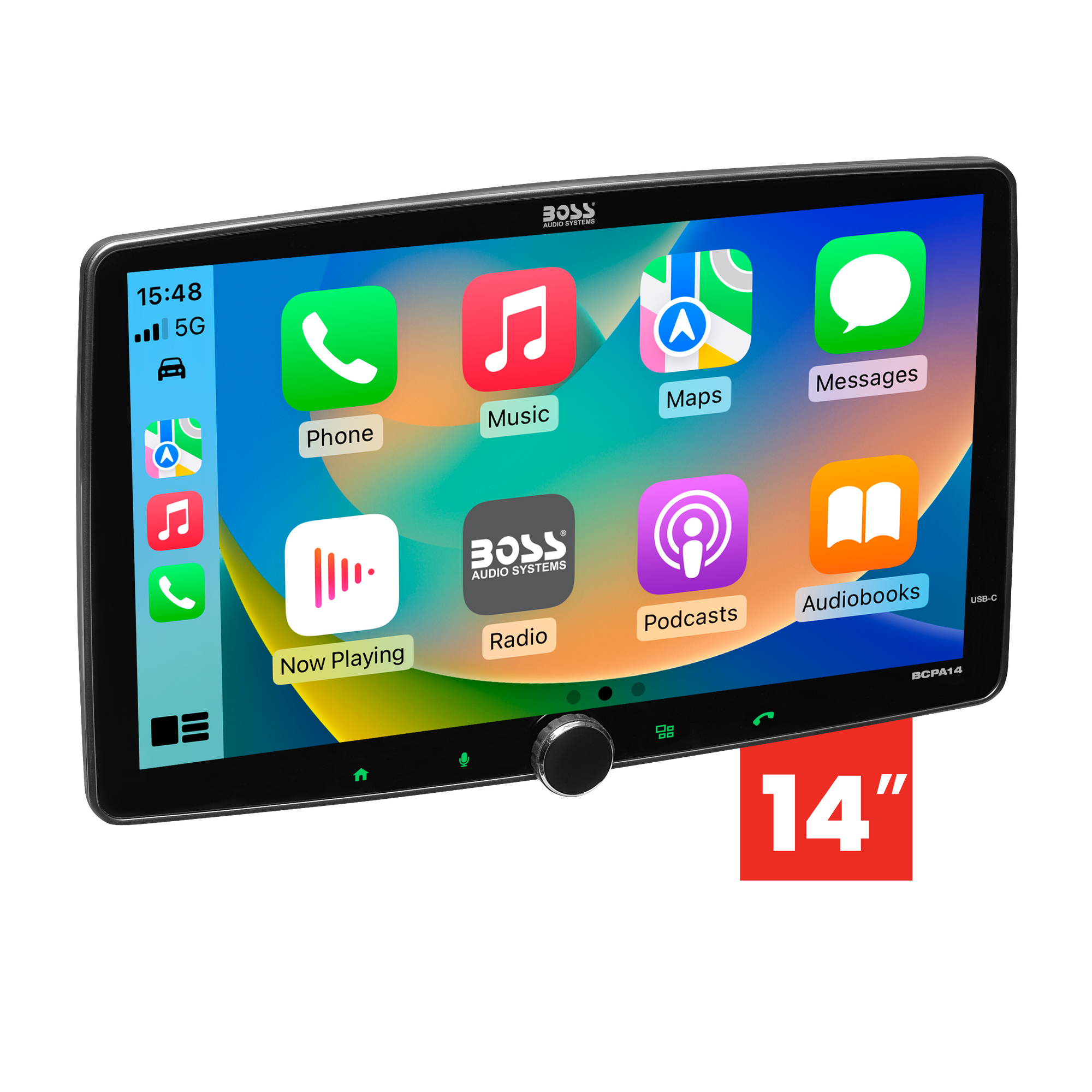 BOSS Audio Systems BCPA14 Car Stereo Apple CarPlay Android Auto boss-audio-systems-bcpa14-car-stereo-apple-carplay-android-auto
