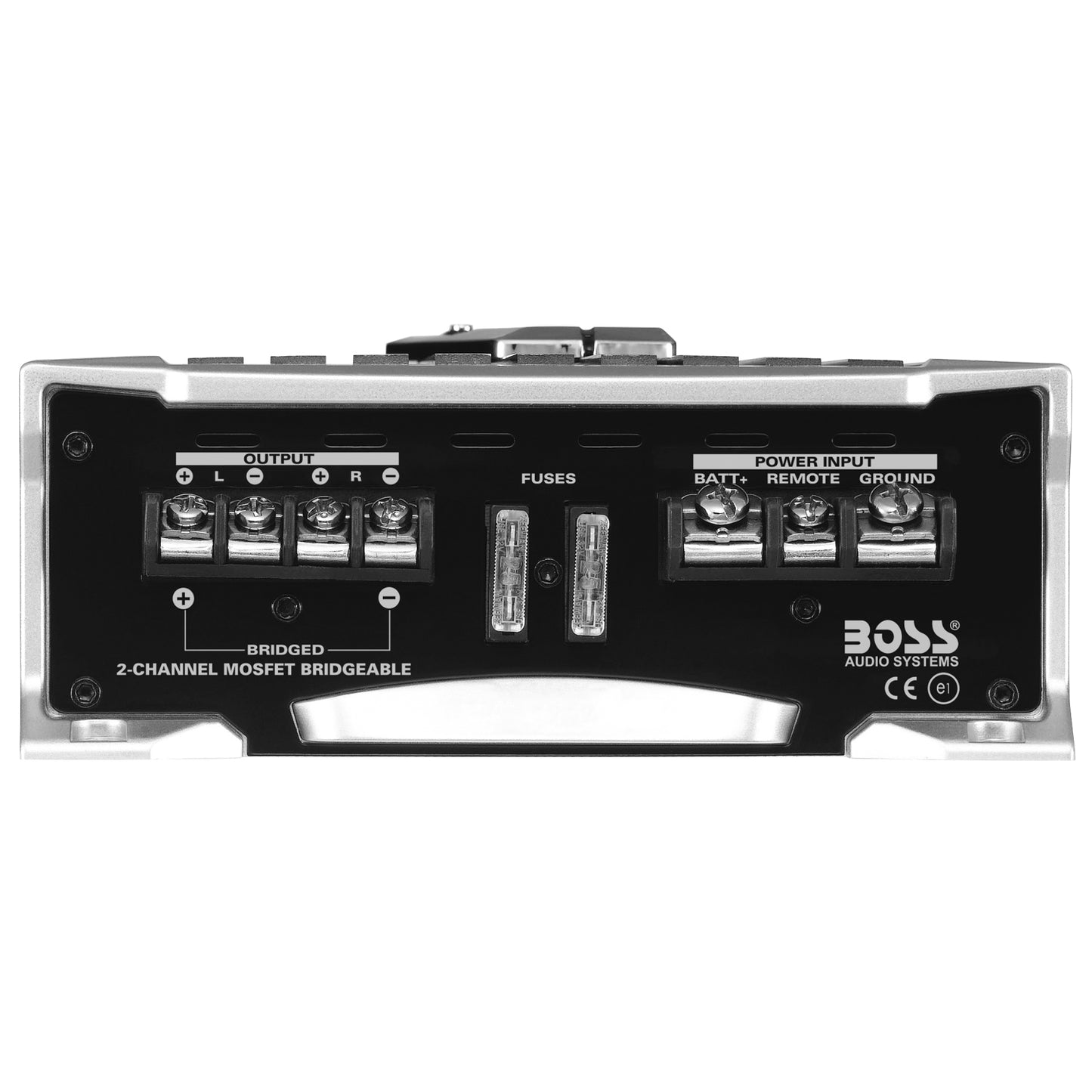 BOSS Audio Systems AR1600.2 Armor Series 2 Channel Class A/B Car Amplifier  - 1600 High Output, 2/8 Ohm, High/Low Level Inputs, High/Low Pass  Crossover, Full Range, Connect to Subwoofer For Bass