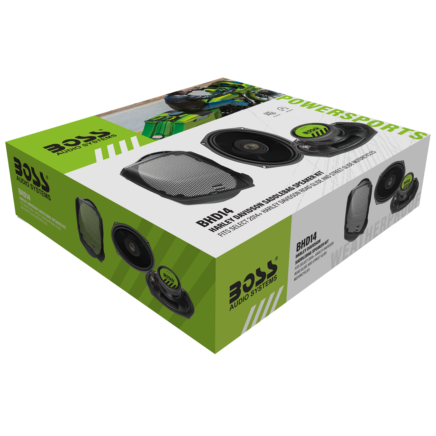 BOSS Audio Systems BHD14 Harley Davidson 6 x 9 Inch Saddlebag Stereo