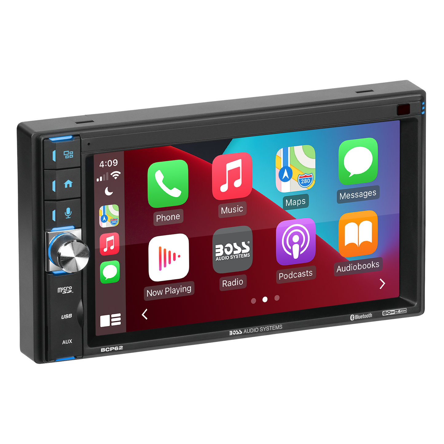 BOSS Audio Systems BCP62 Car Stereo - Apple CarPlay, Double Din