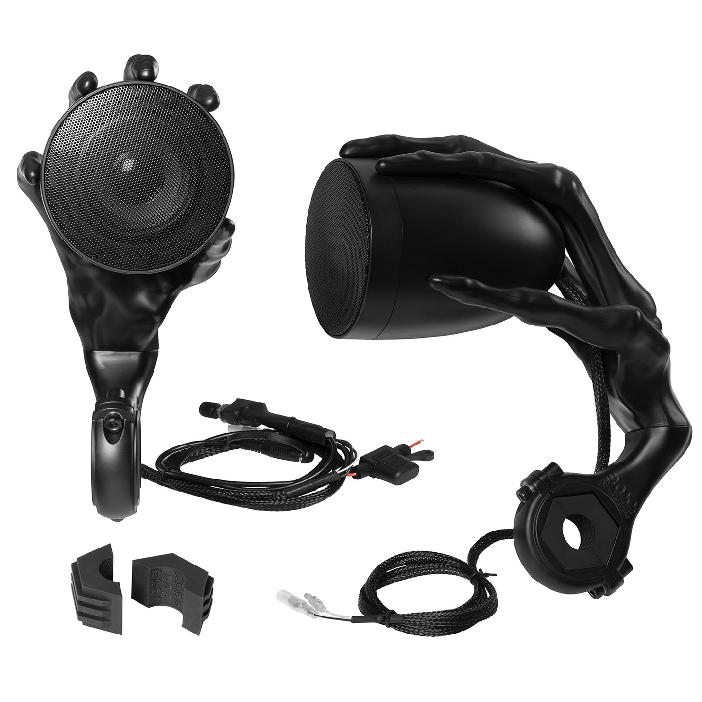 bose speakers for motorcycle helmets BOSS Audio Systems PHANTOM800 Motorcycle Weatherproof 3 Inch Stereo Speakers