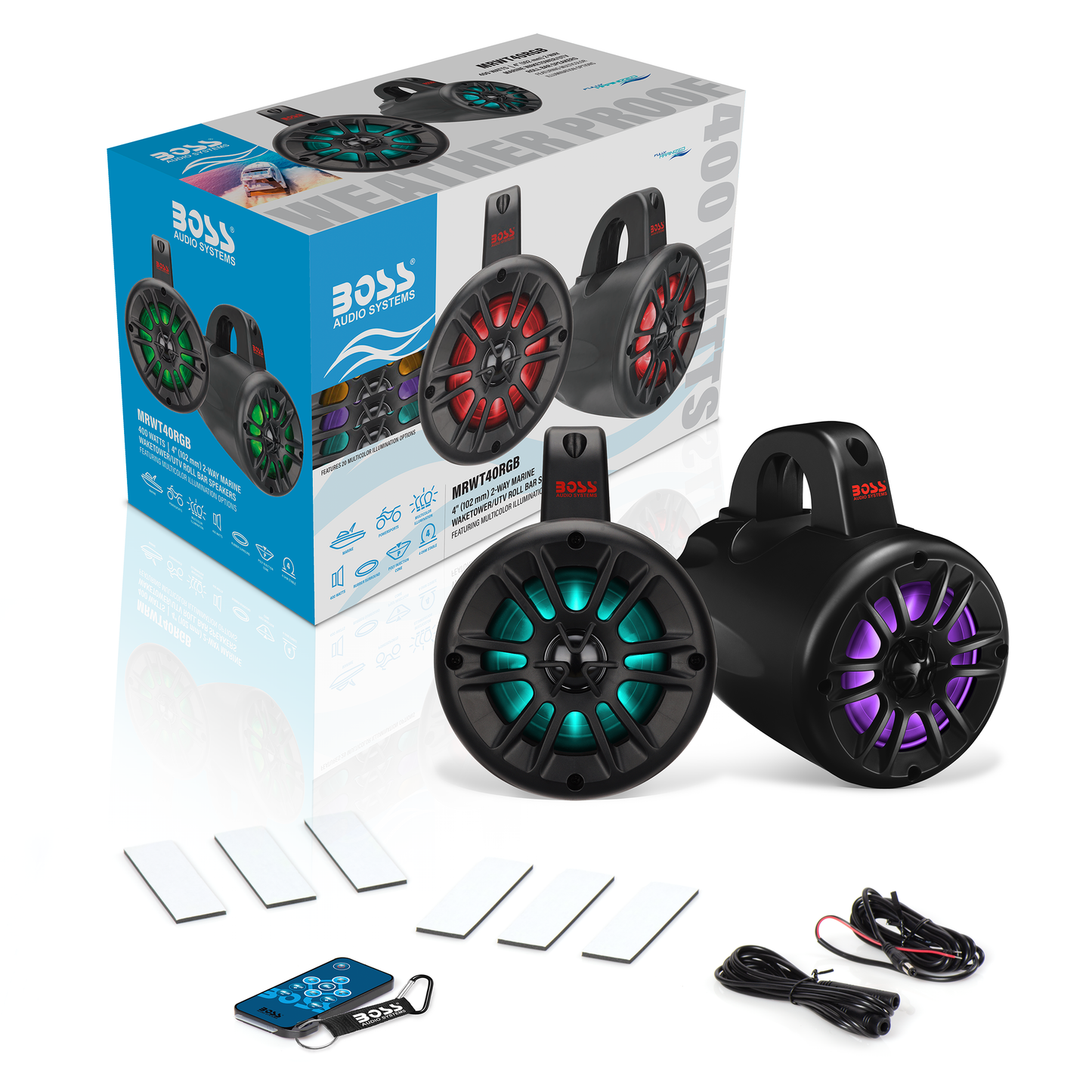 Waketower Speaker System Boss Audio Tower Speakers BOSS Audio