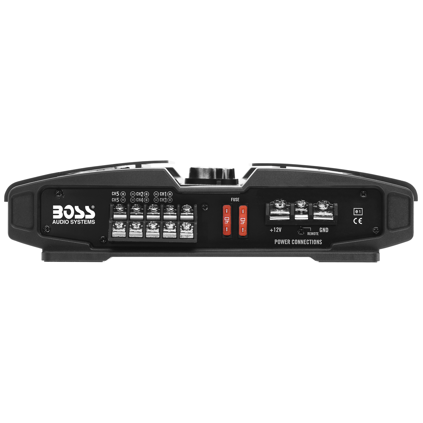 BOSS Audio Systems PV3700 Phantom Series 5 Channel Class A/B Car Amplifier  – 3700 High Output, 2-8 Ohm Stable, Low/High Level Inputs, High/Low Pass  Crossover, MOSFET, Hook Up To Subwoofer For Bass