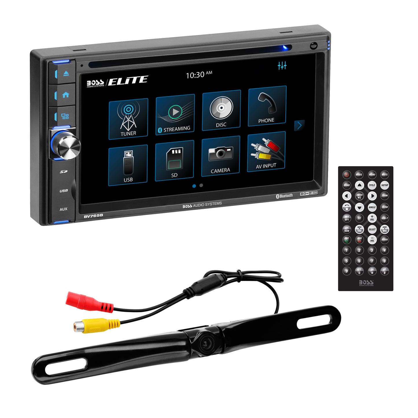 BOSS Audio Systems Elite Series BV765BLC Car Stereo - Double Din