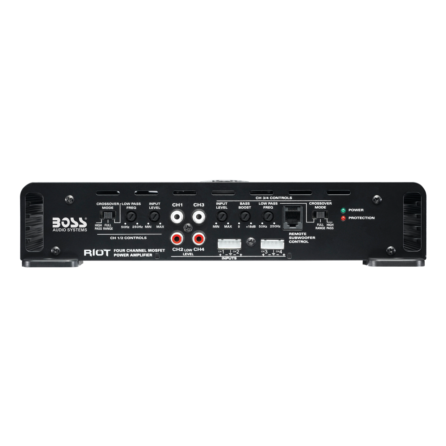 BOSS R6002 RIOT 1200 Watt 2 Channel MOSFET Car Audio Amplifier