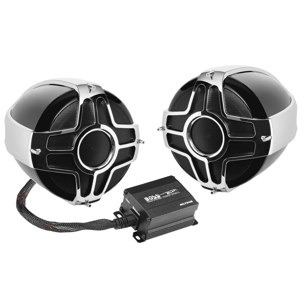 BOSS Audio Systems MC750B Inch Motorcycle Audio Speakers and
